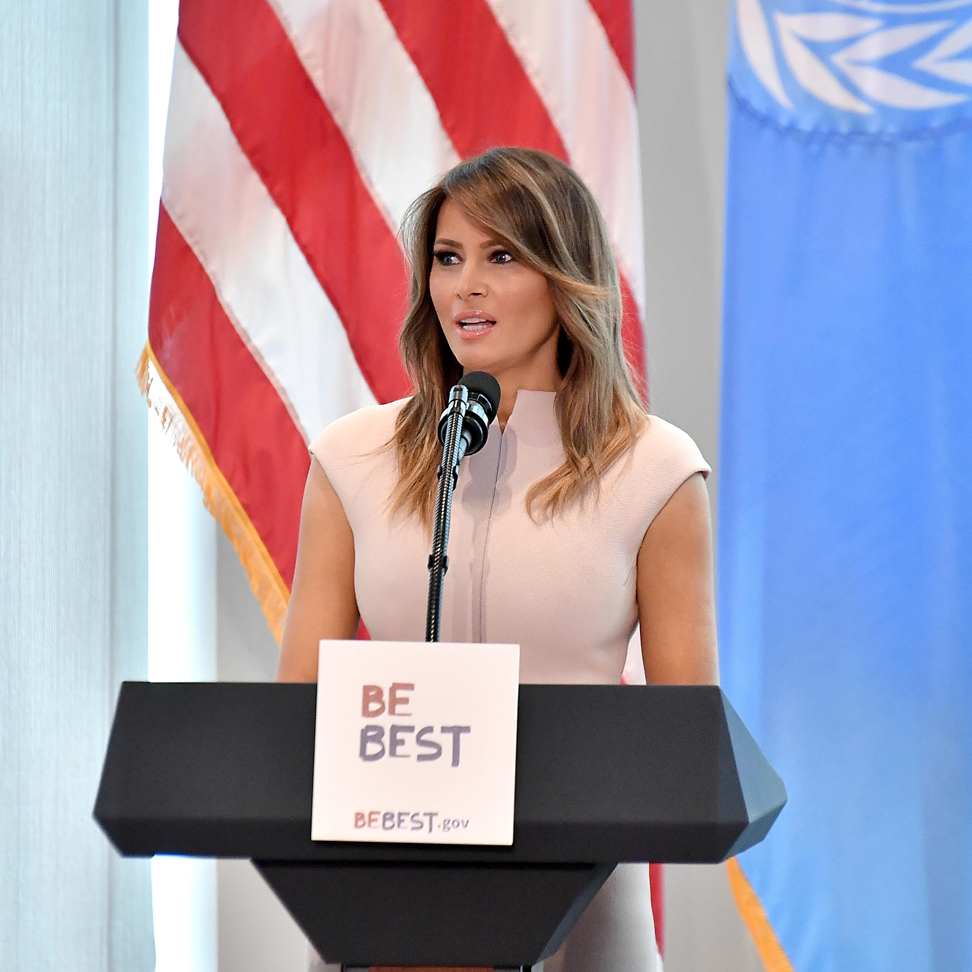 First Lady Melania Trump Hosts Reception For Attendees Of The United Nations