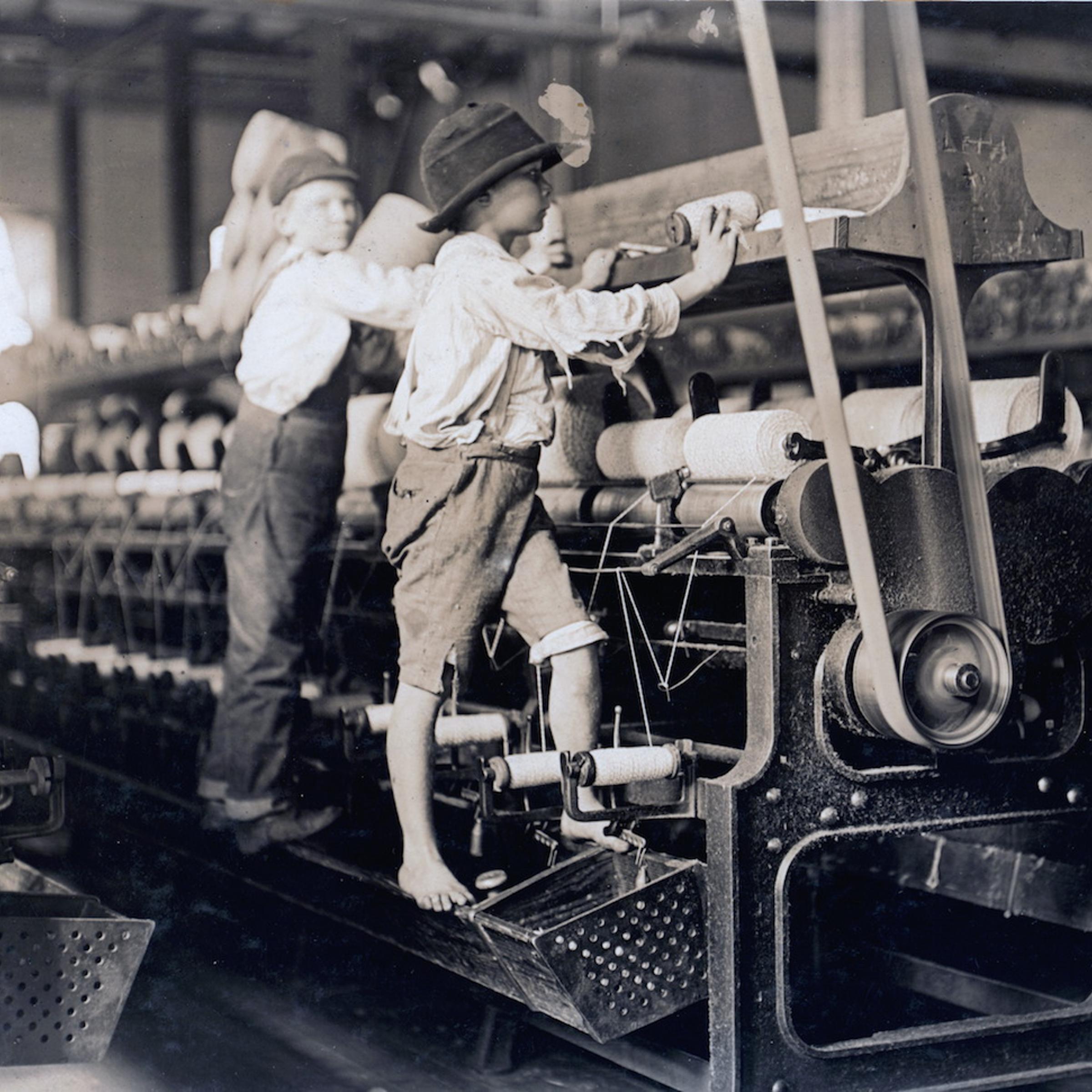 Child labour in the USA.