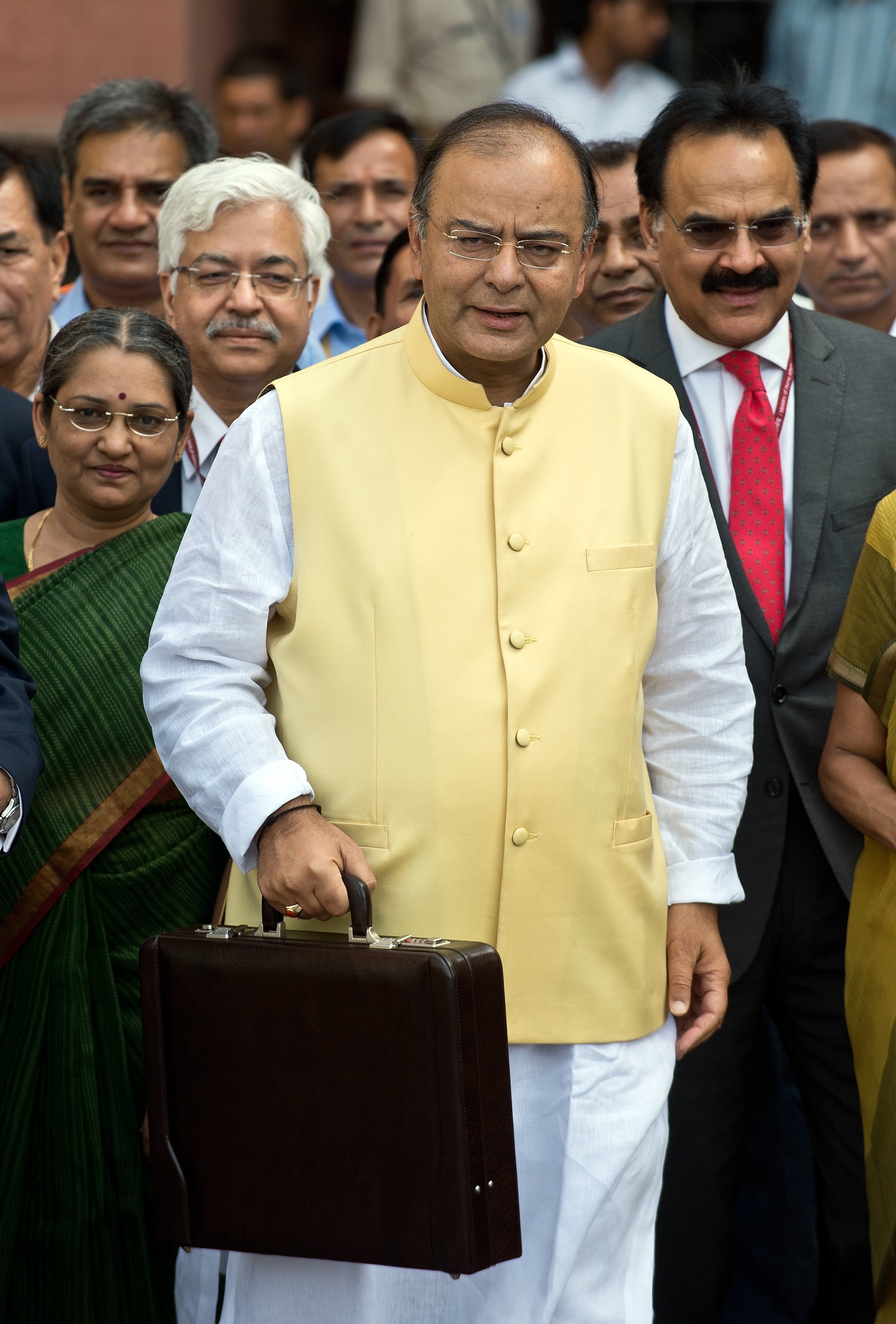 INDIA-ECONOMY-BUDGET-JAITLEY