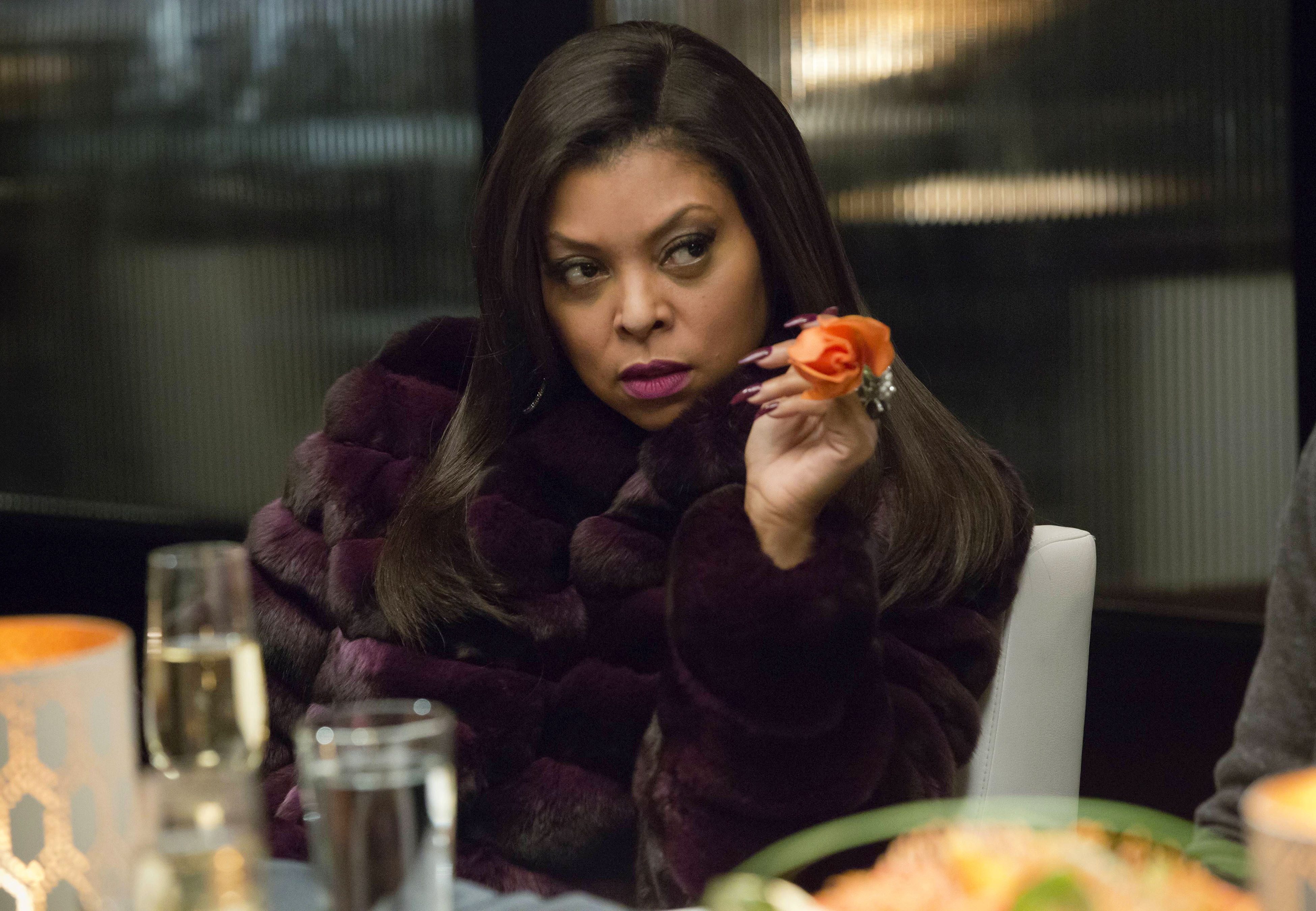 Taraji P. Henson, as Cookie, in a scene from season 1 of "Empire."