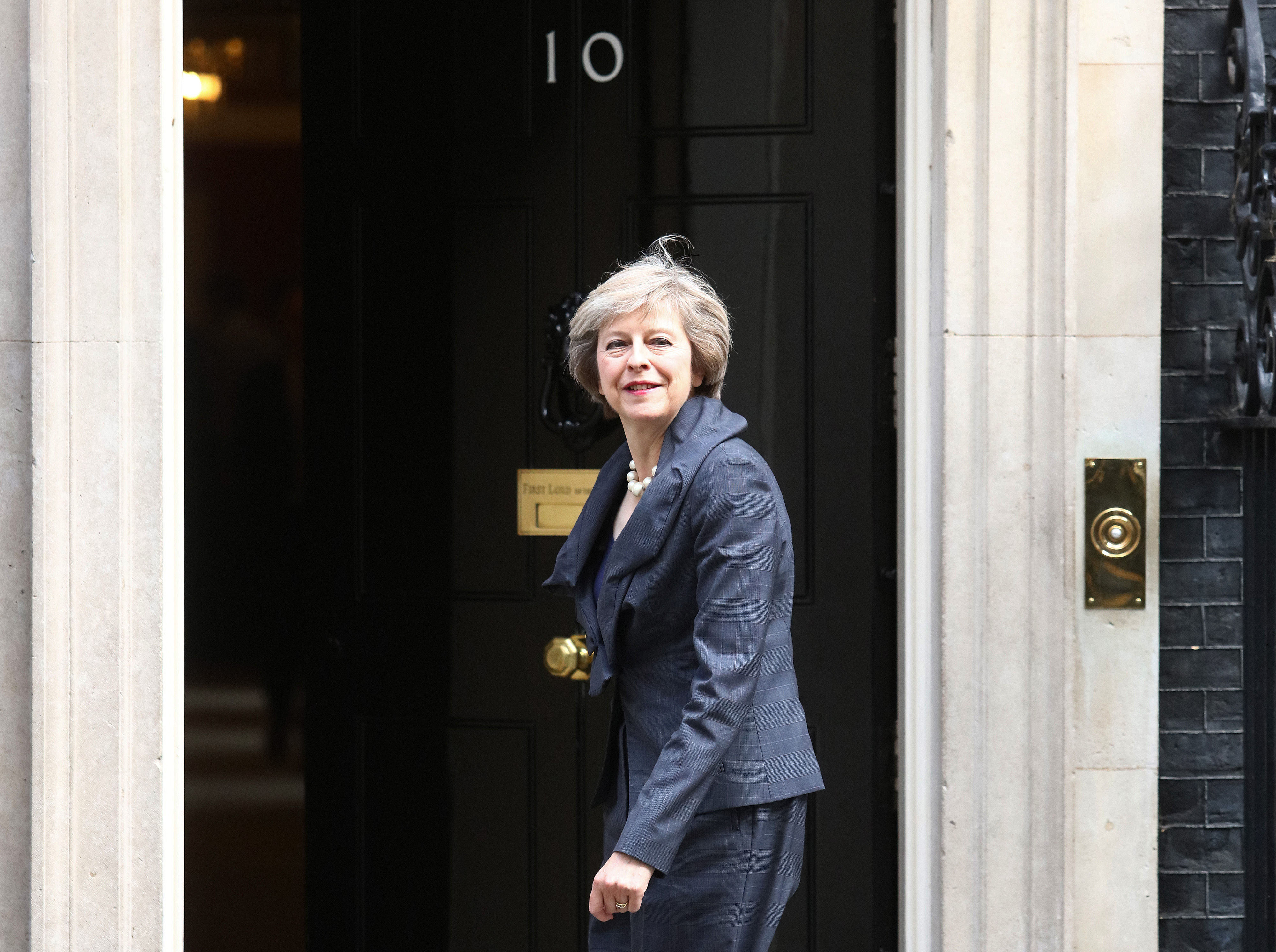 Theresa May, U.K. home secretary, arrives for a cabinet meeting in 10 Downing Street in London, U.K., on July 12, 2016.