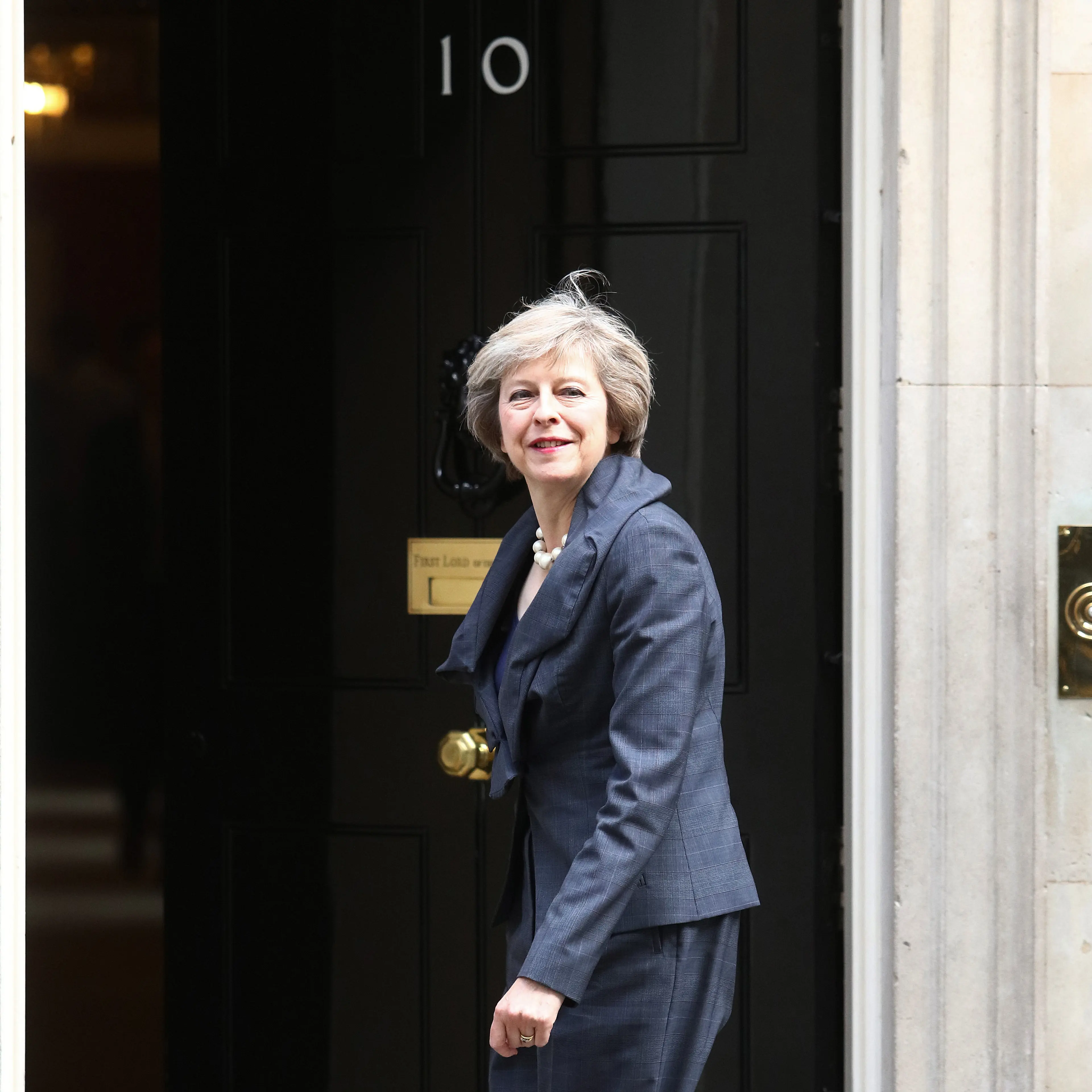 Theresa May, U.K. home secretary, arrives for a cabinet meeting in 10 Downing Street in London, U.K., on July 12, 2016.
