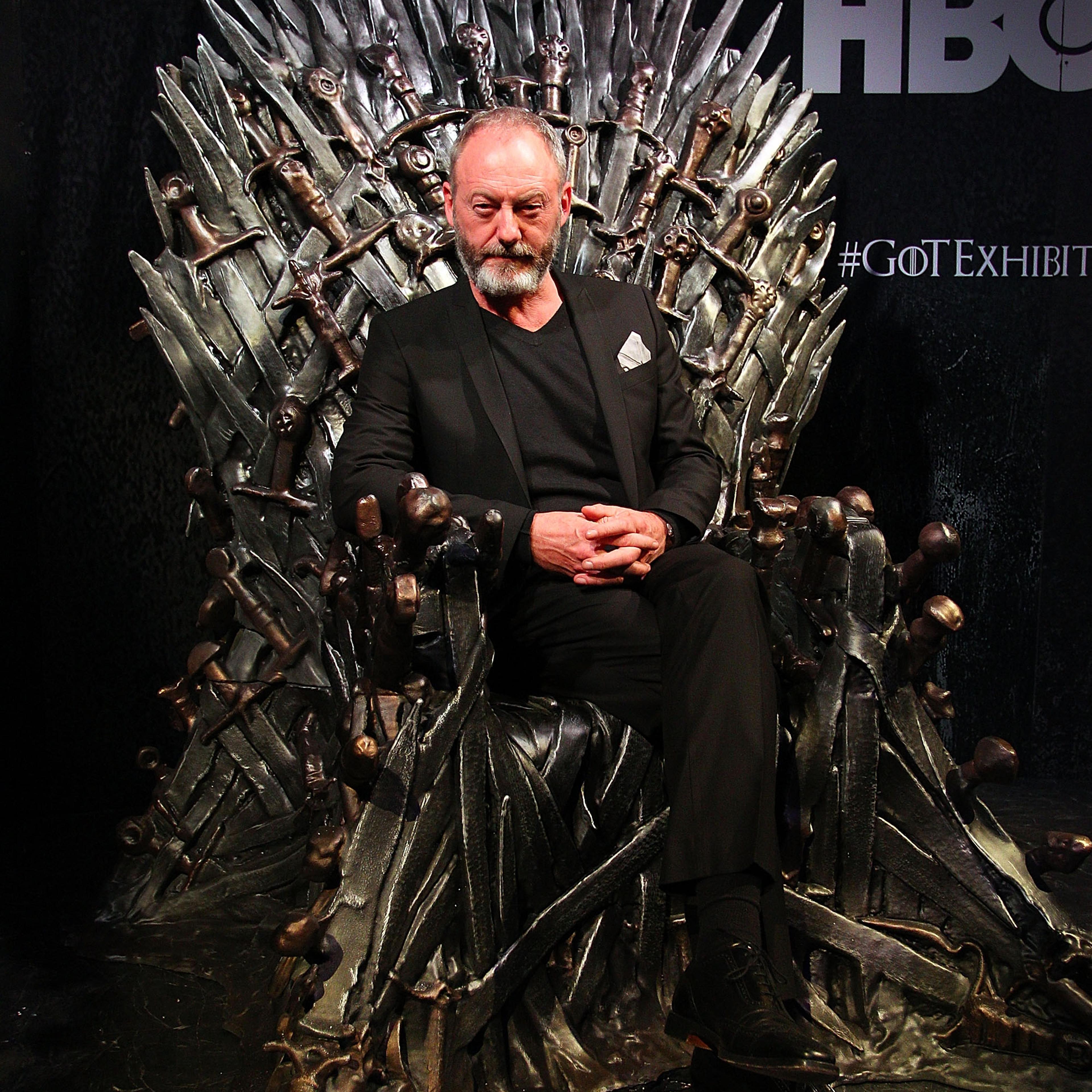 Actor Liam Cunningham at the launch of the 'Game of Thrones' Exhibition in Sydney, Australia on June 30, 2014.