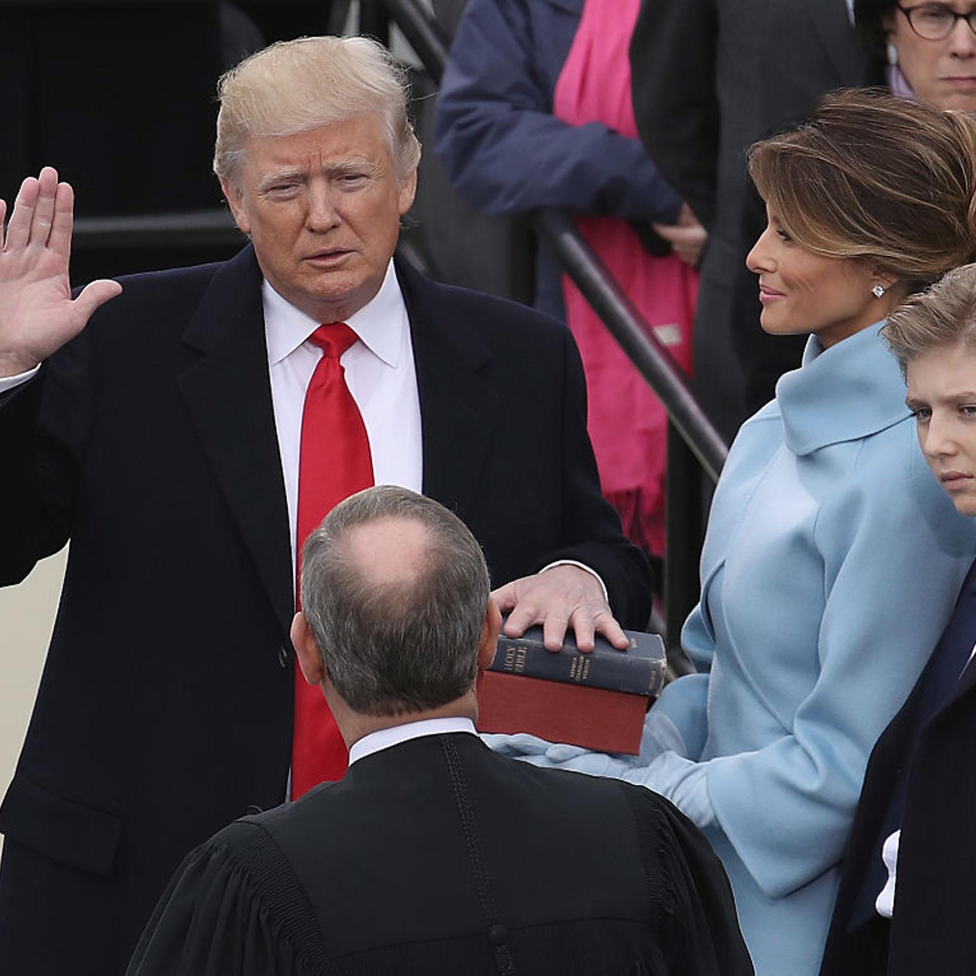 Donald Trump Is Sworn In As 45th President Of The United States
