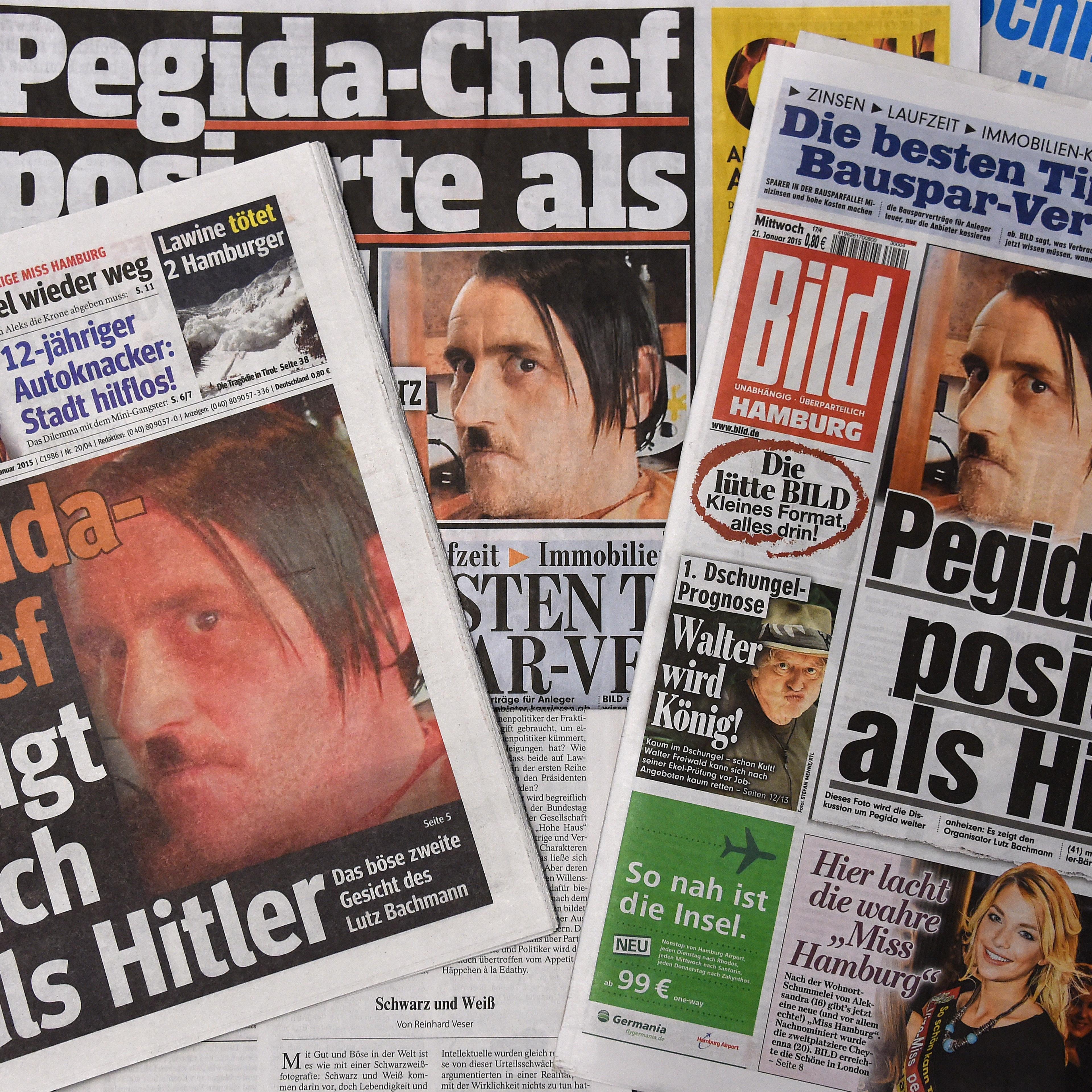 Hitler-picture of PEGIDA-head causes trouble