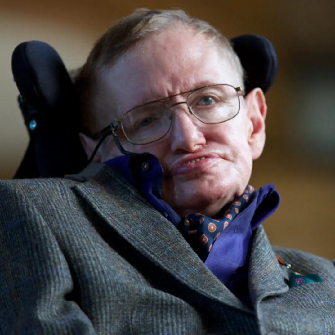 Theoretical physicist Stephen Hawking poses for a picture ahead of a gala screening of the documentary 'Hawking', a film about the scientist's life.
