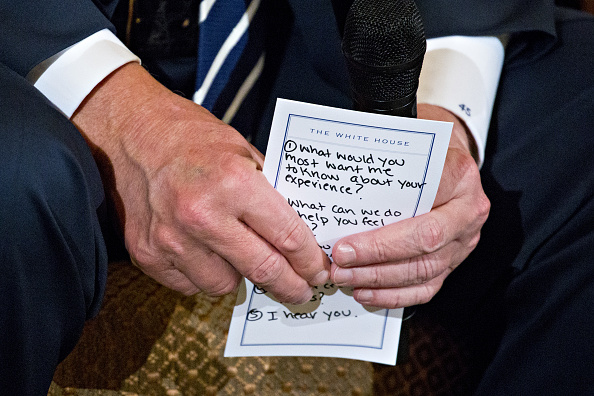 President Trump Hosts A Listening Session With High School Students And Teachers On Gun Violence