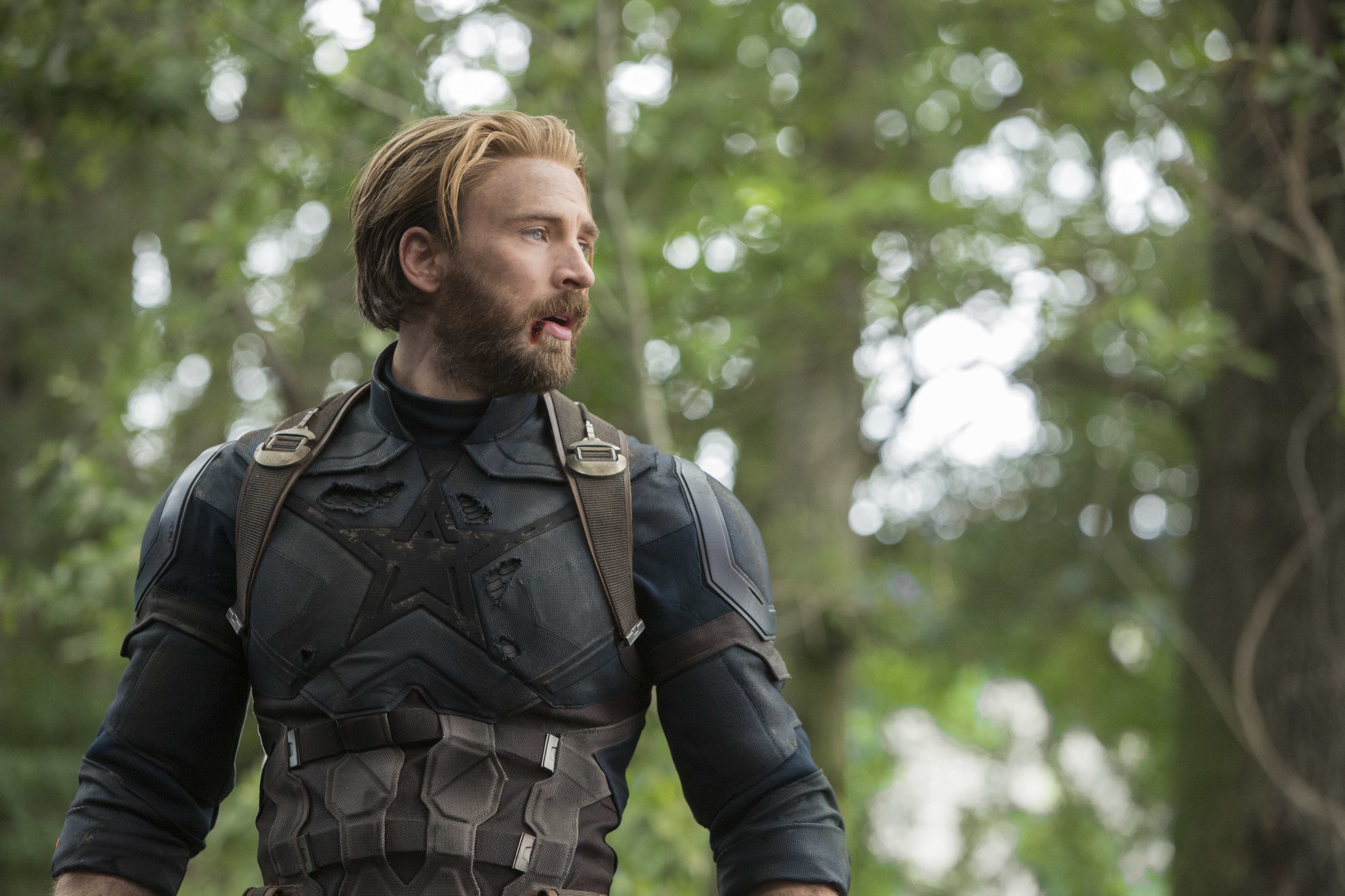 Chris Evans as Steve Rogers / Captain America in Avengers: Infinity War