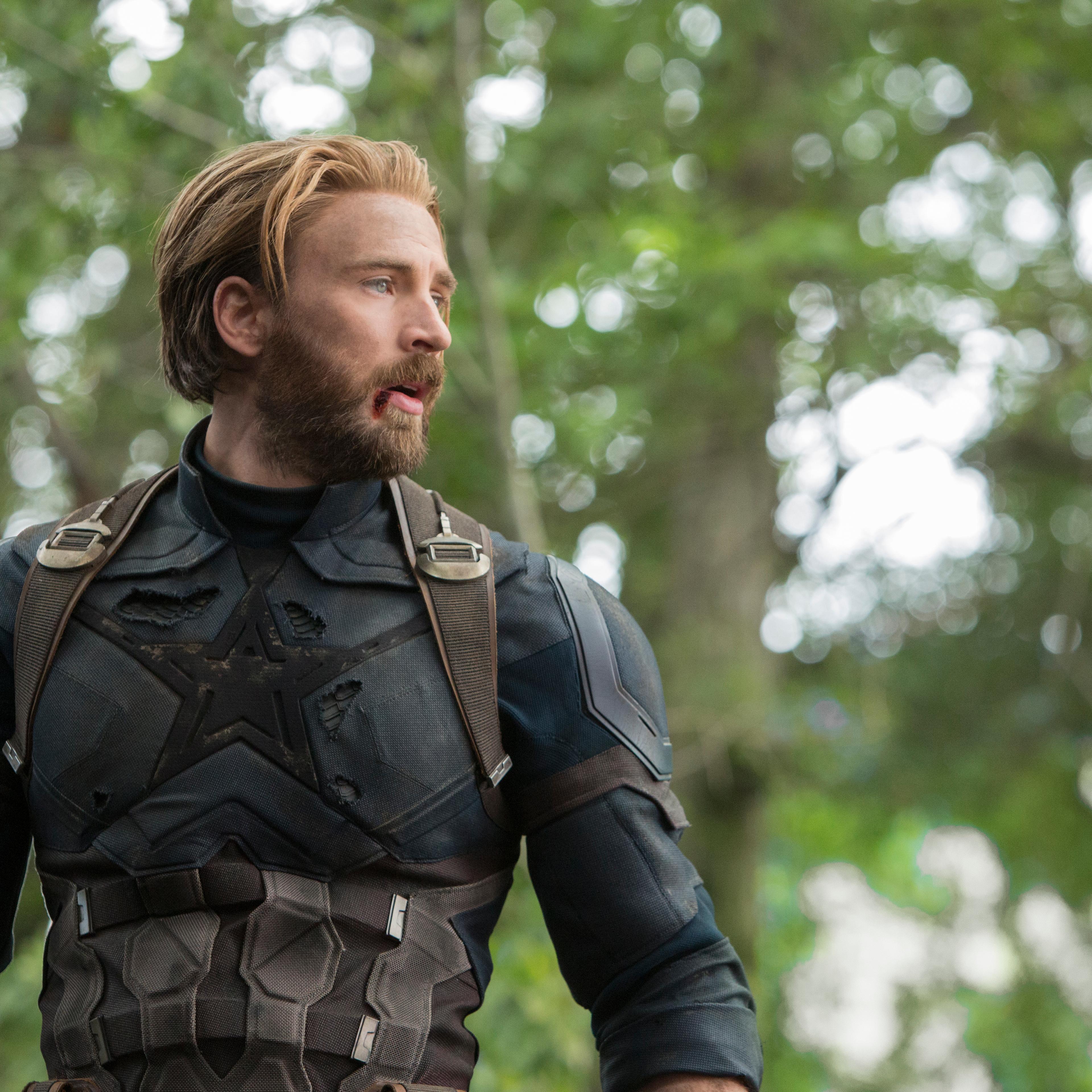 Chris Evans as Steve Rogers / Captain America in Avengers: Infinity War