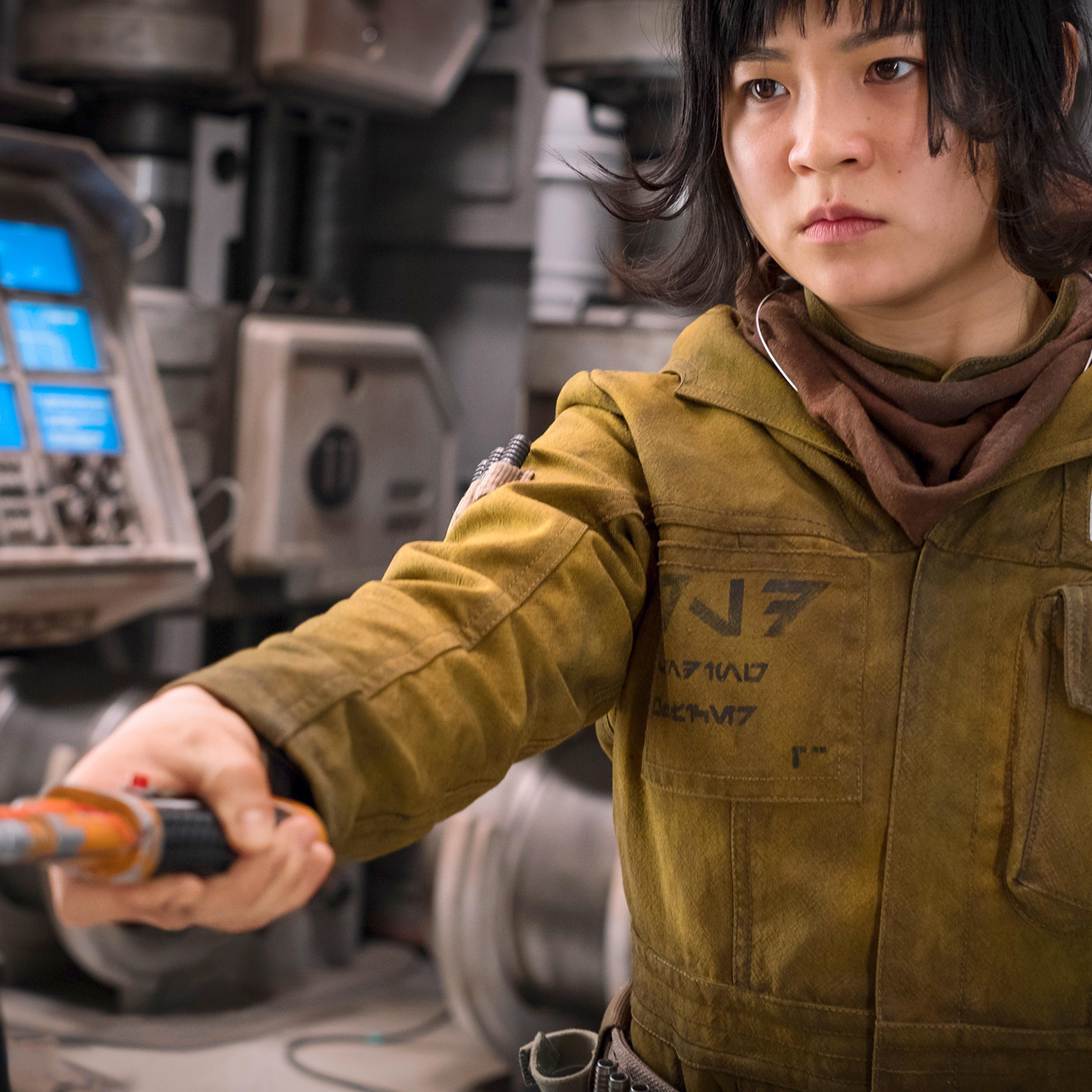 Kelly Marie Tran is Rose in The Last Jedi