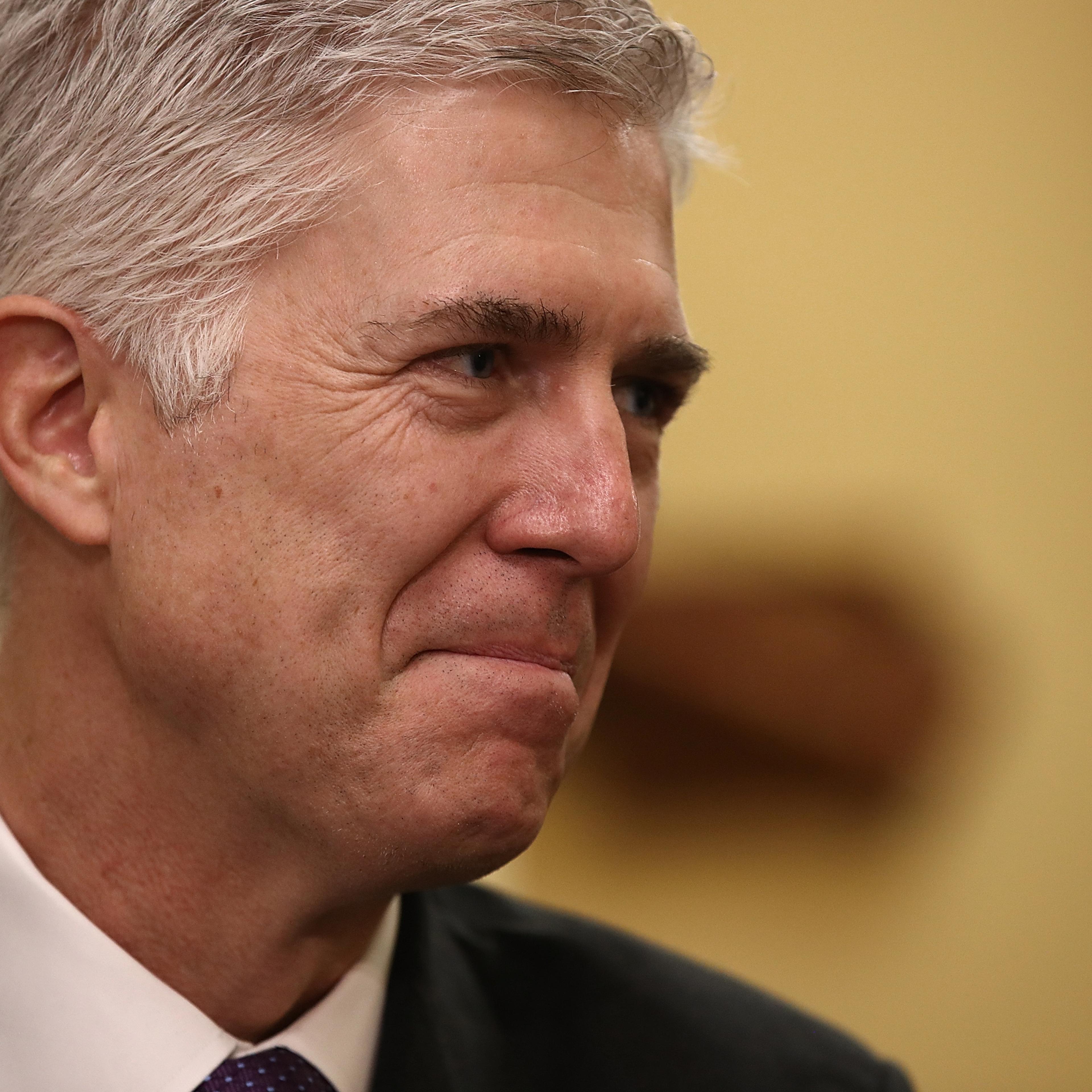 Sen. Joni Ernst Meets With Supreme Court Justice Nominee Neil Gorsuch