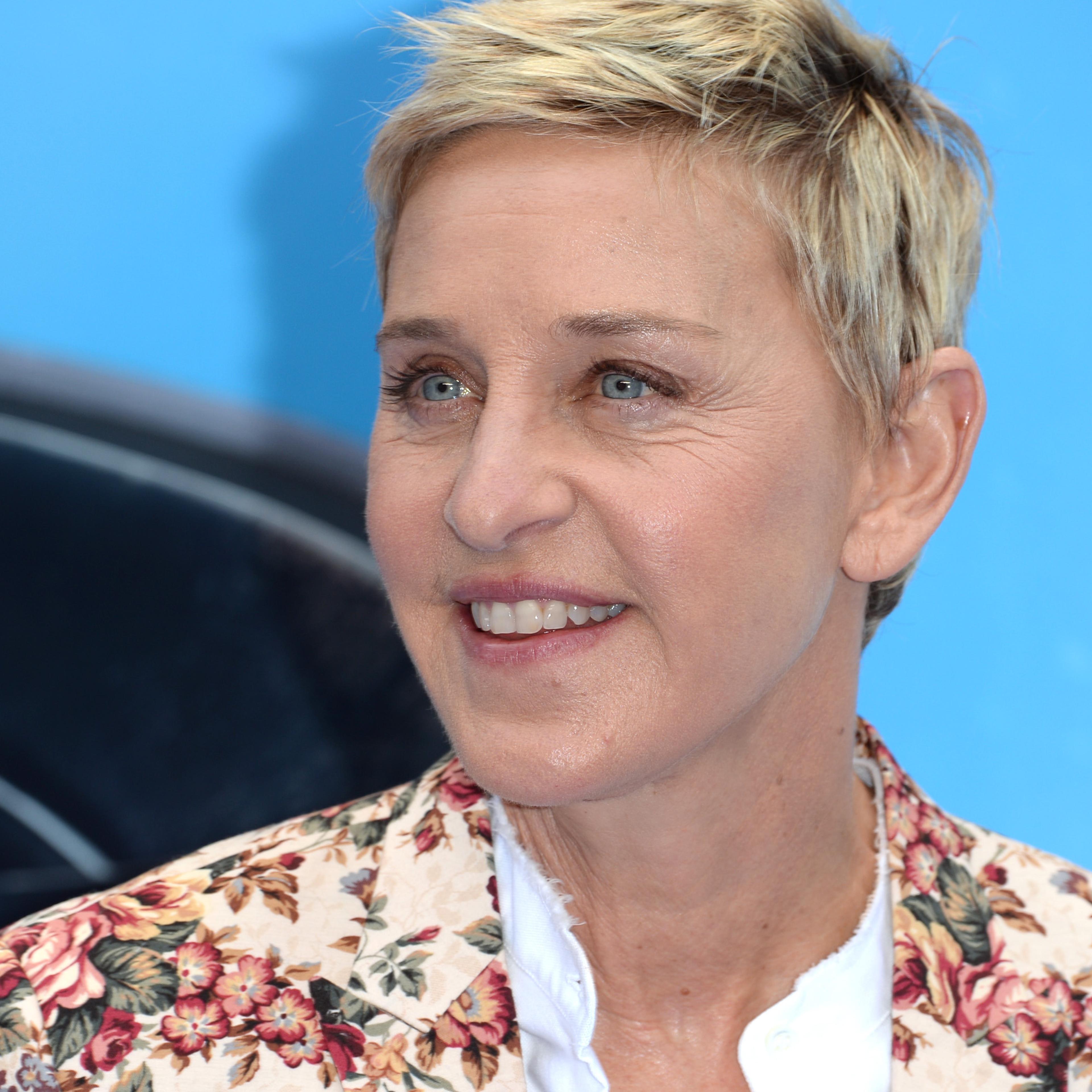 Ellen DeGeneres attends the UK Premiere of "Finding Dory" at Odeon Leicester Square in London on July 10, 2016.