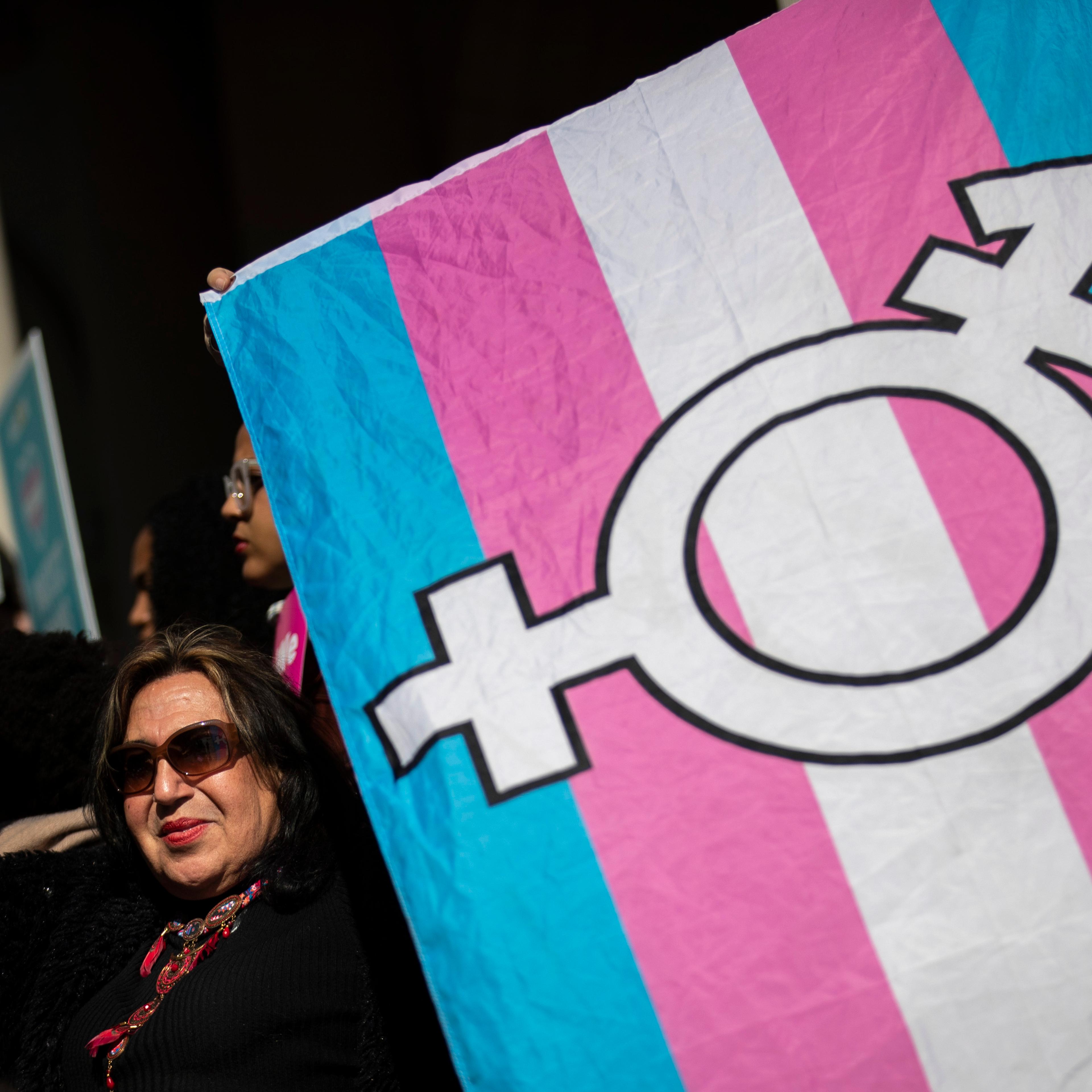 Rally Held In Support Of Transgender Community