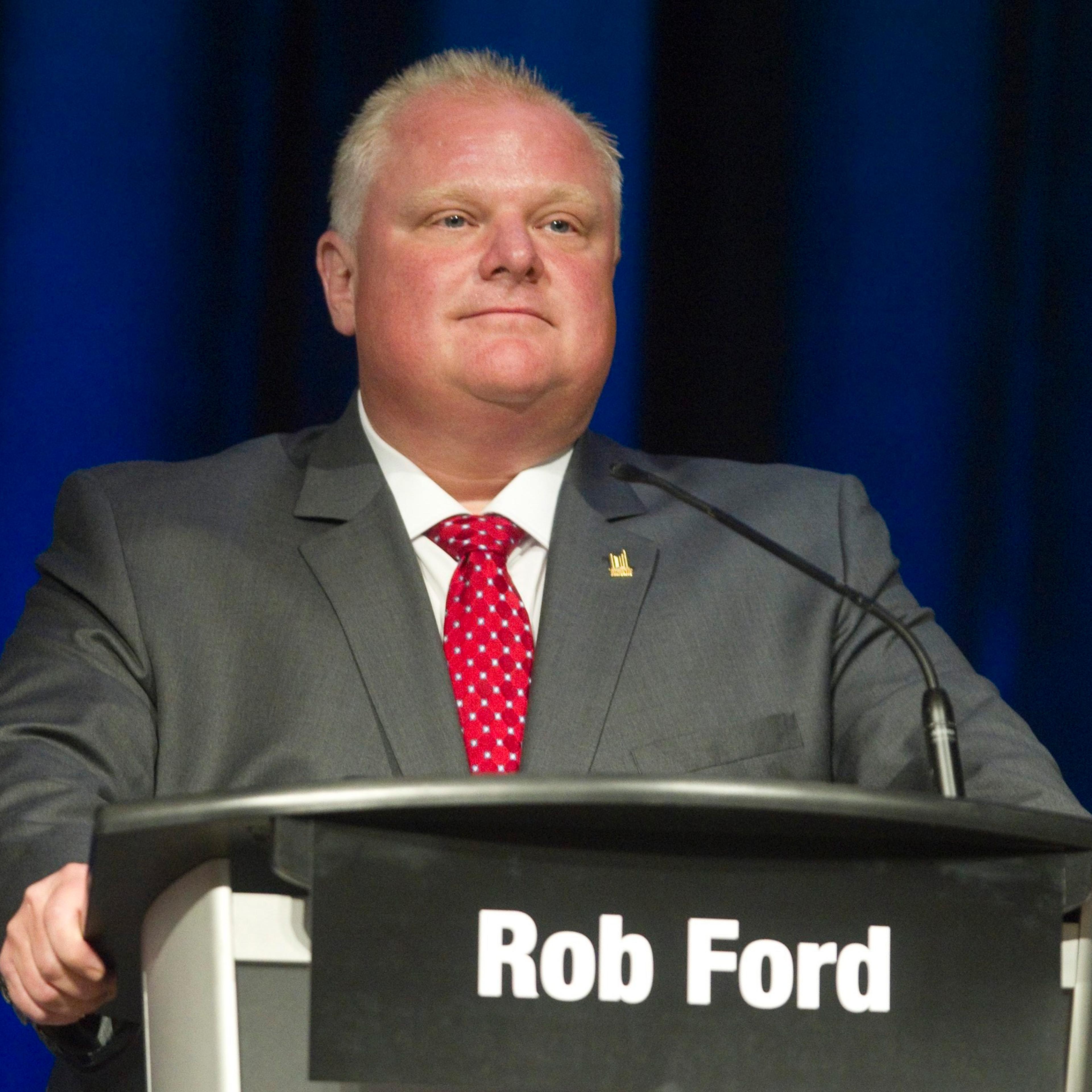 Toronto Mayor Ford participates in a mayoral debate hosted by the Canadian Tamil Congress in Scarborough in this file photo