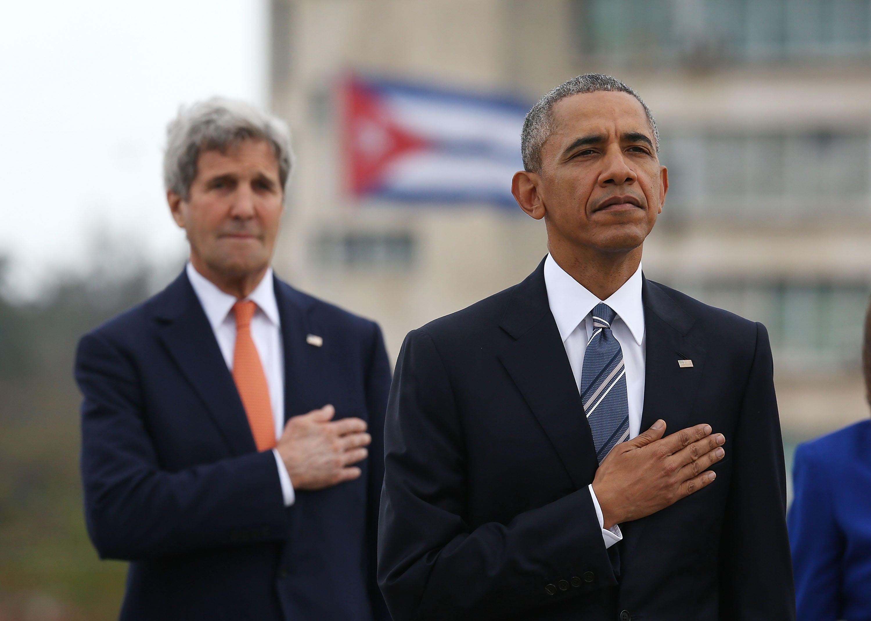 President Obama Lays Wreath At Jose Marti Memorial