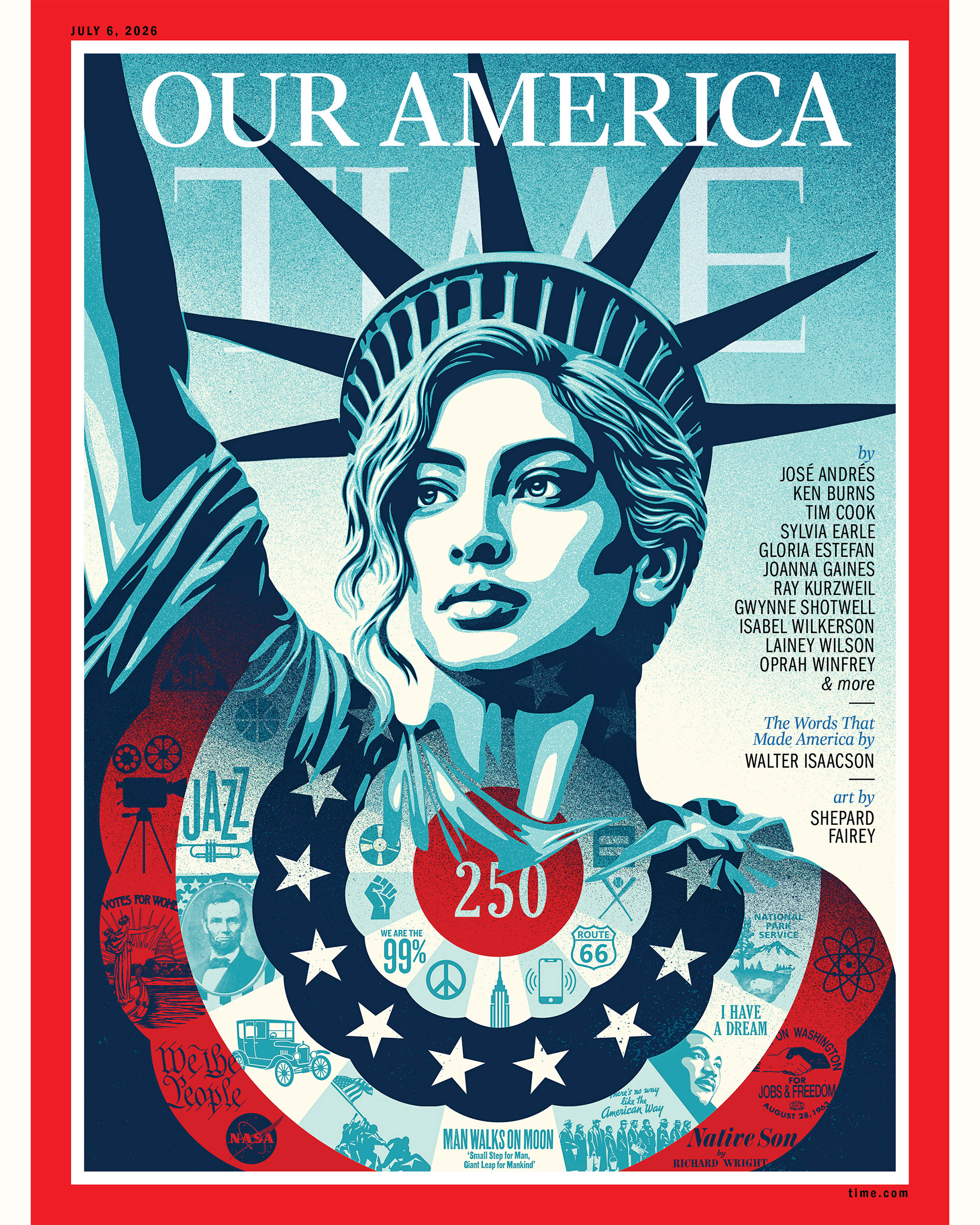 How Shepard Fairey Created TIME's 'Our America' Cover
