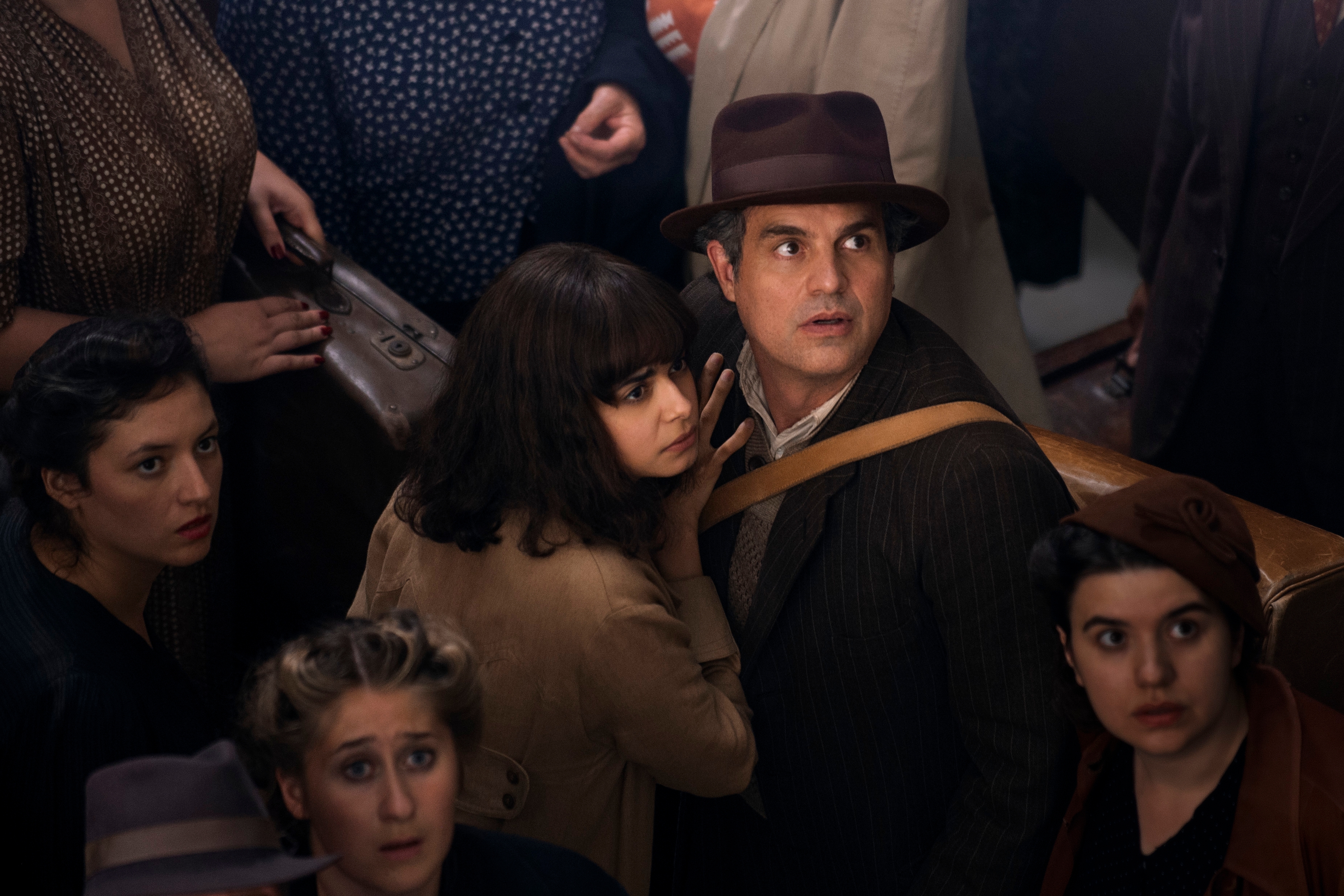 All the Light We Cannot See. (L to R) Aria Mia Loberti as Marie-Laure, Mark Ruffalo as Daniel LeBlanc in episode 102 of All the Light We Cannot See. Cr. Timea Saghy/Netflix © 2023