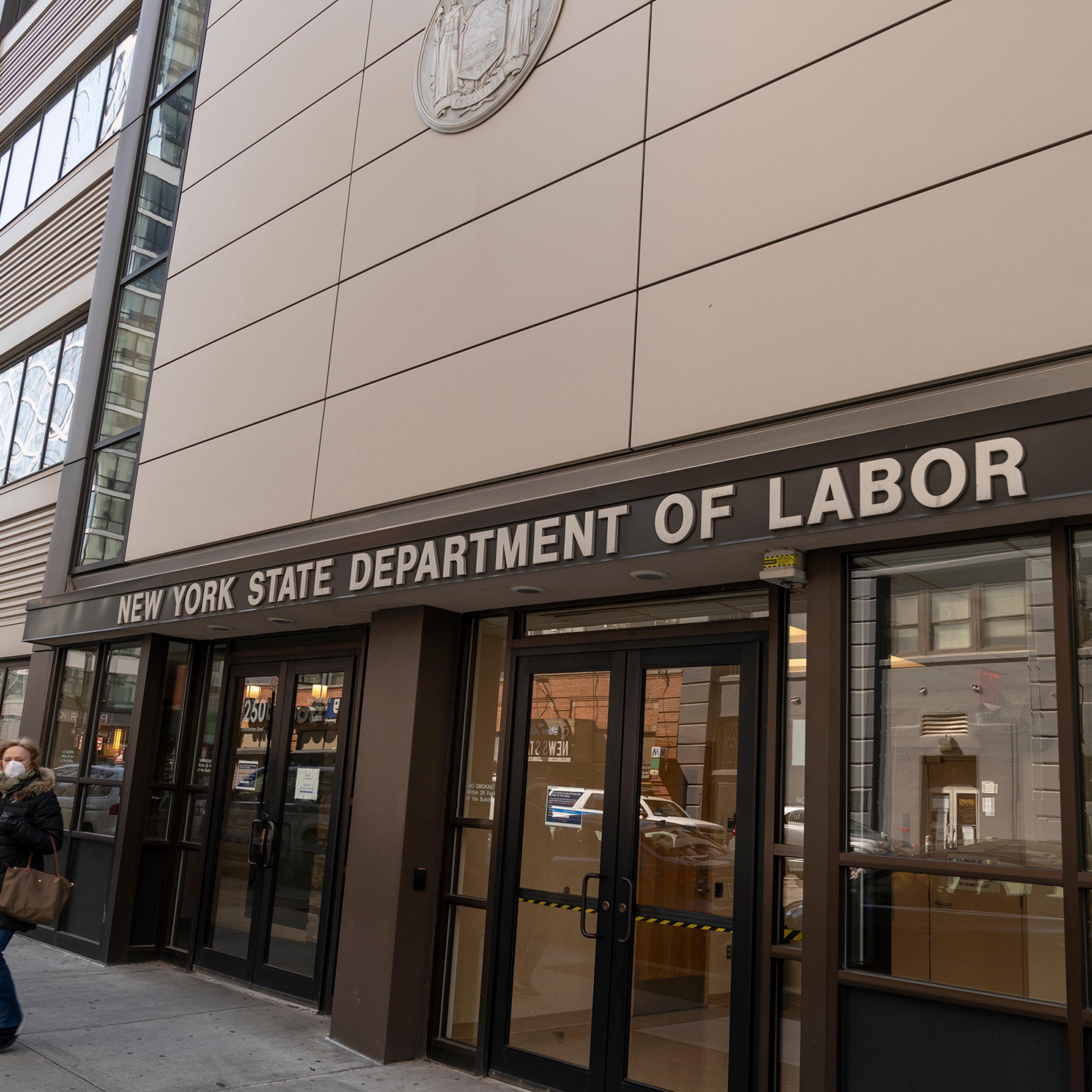 View of Brooklyn office of NYS Department of Labor as