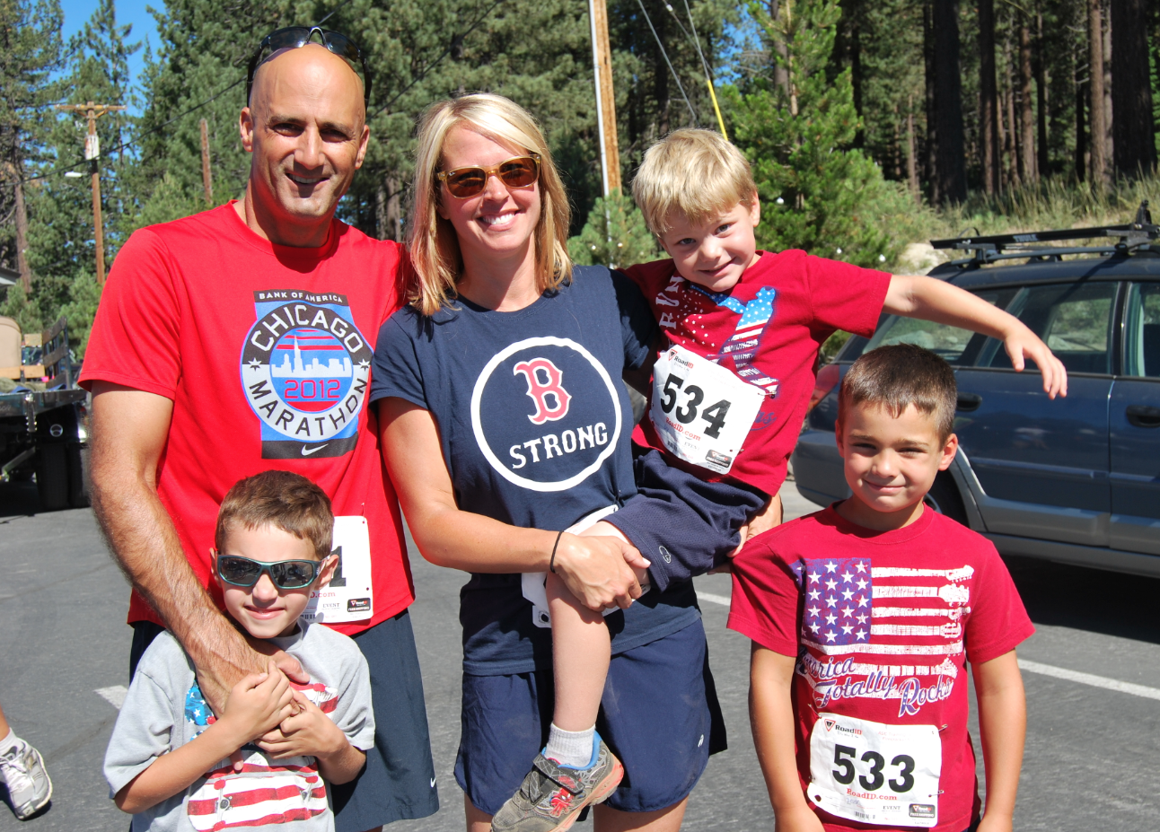 Kevin Cleary, CEO of Clif Bar, and his family