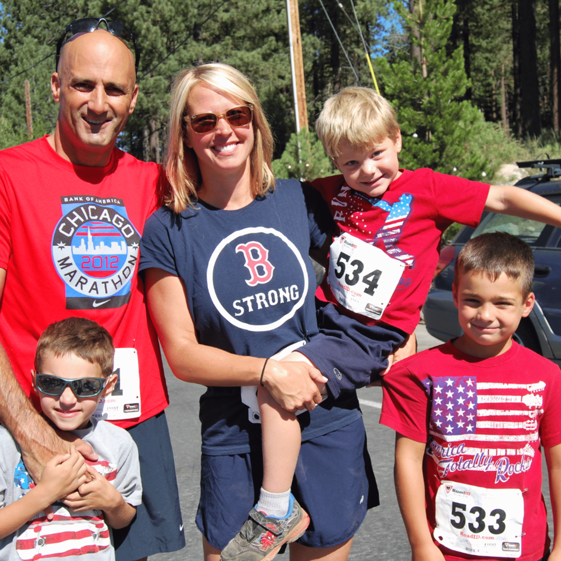 Kevin Cleary, CEO of Clif Bar, and his family