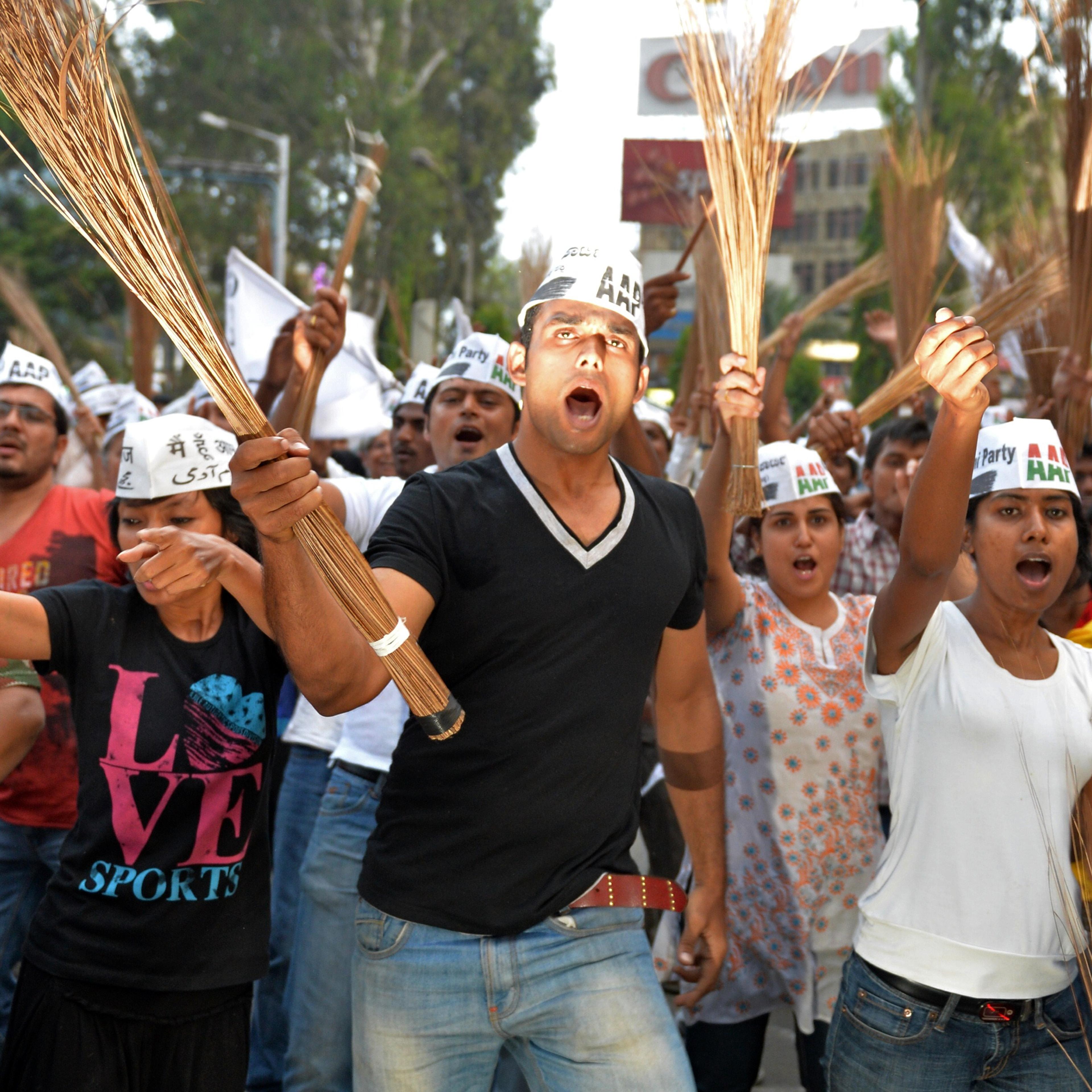INDIA-ELECTION-AAP