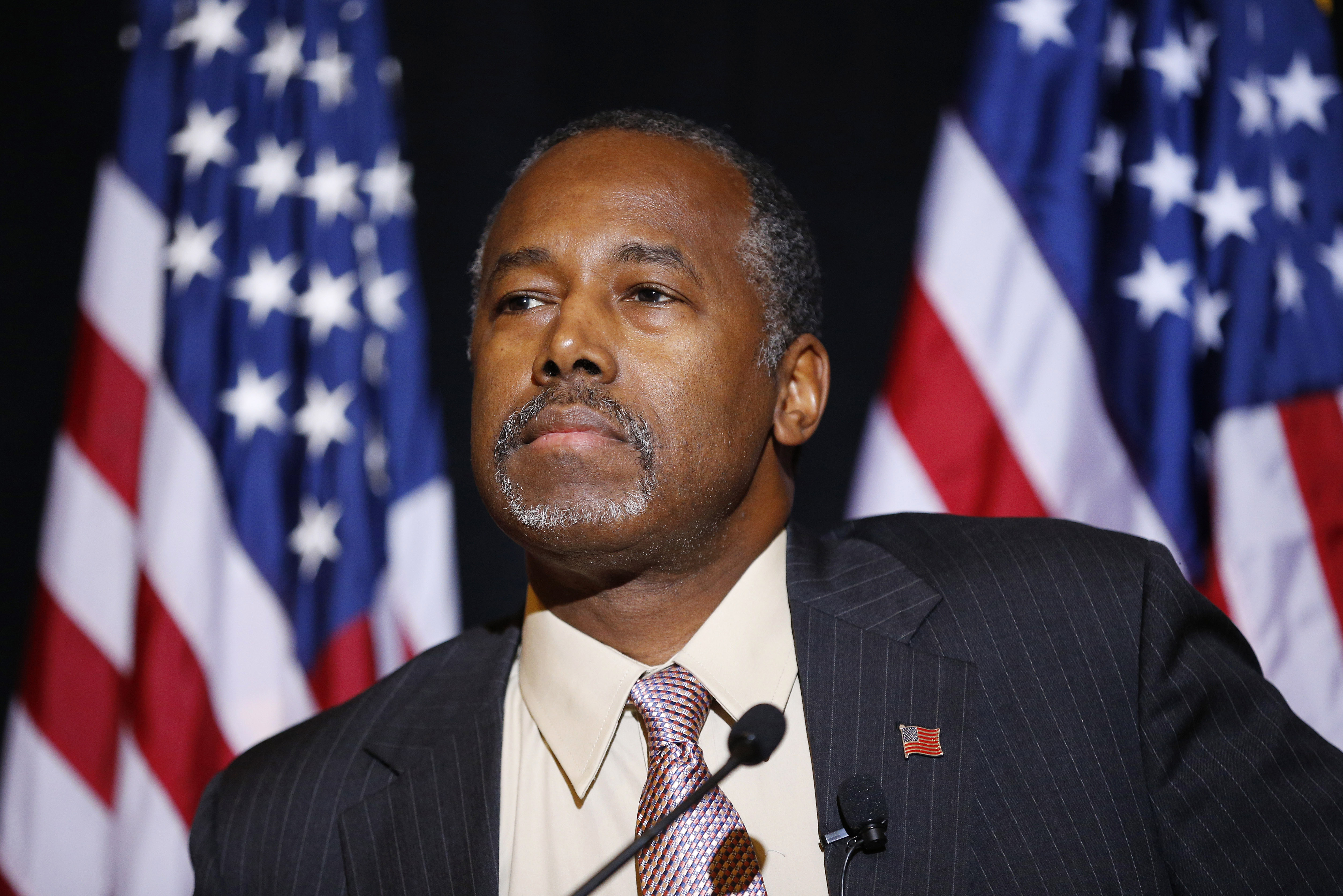 Dr. Ben Carson at a news conference in Henderson, Nev. on Nov. 16, 2015.