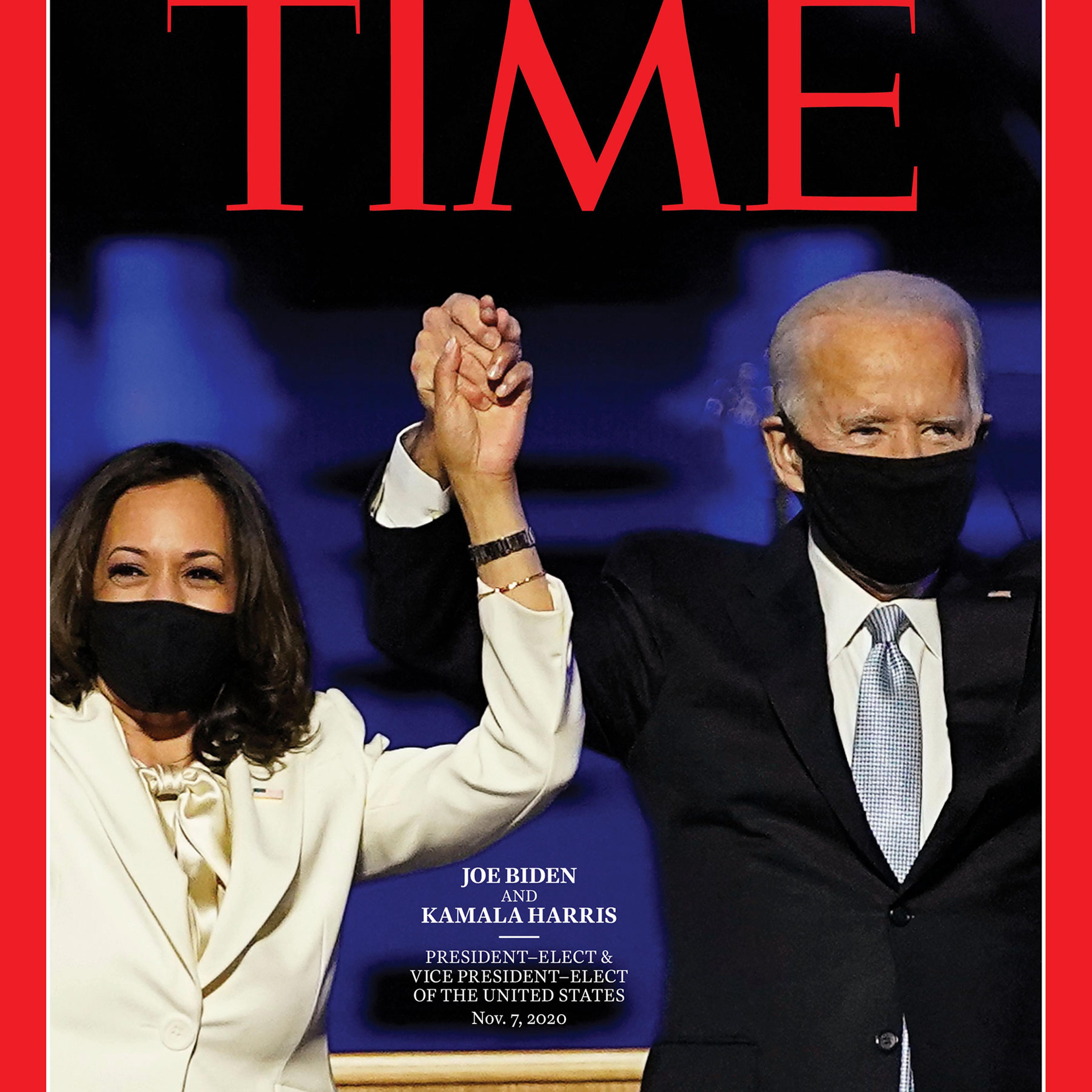 Time Magazine A Time To Heal Cover Election 2020 Joe Biden and Kamala Harris