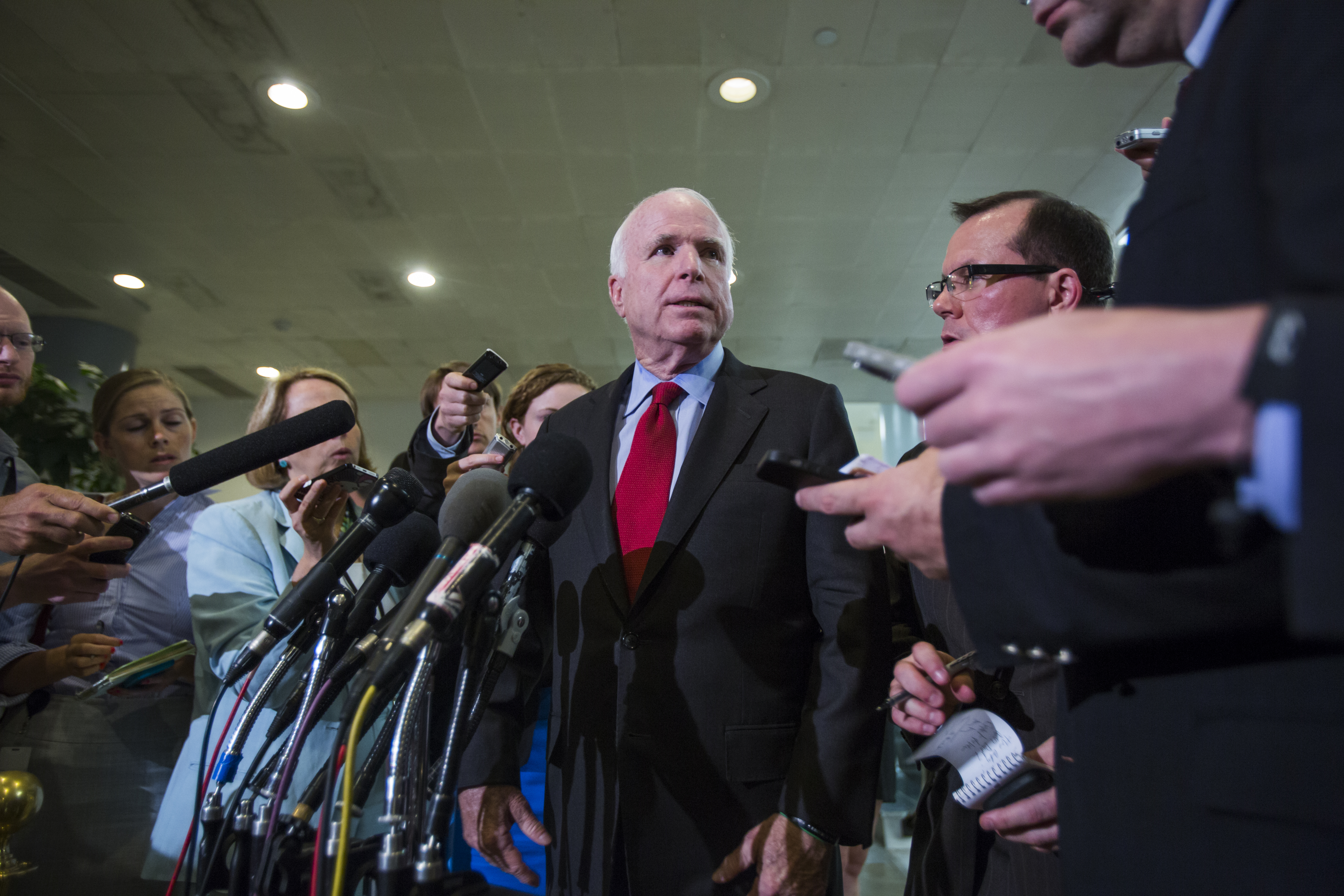 McCain Speaks After Meeting on Bergdahl release at US Capitol