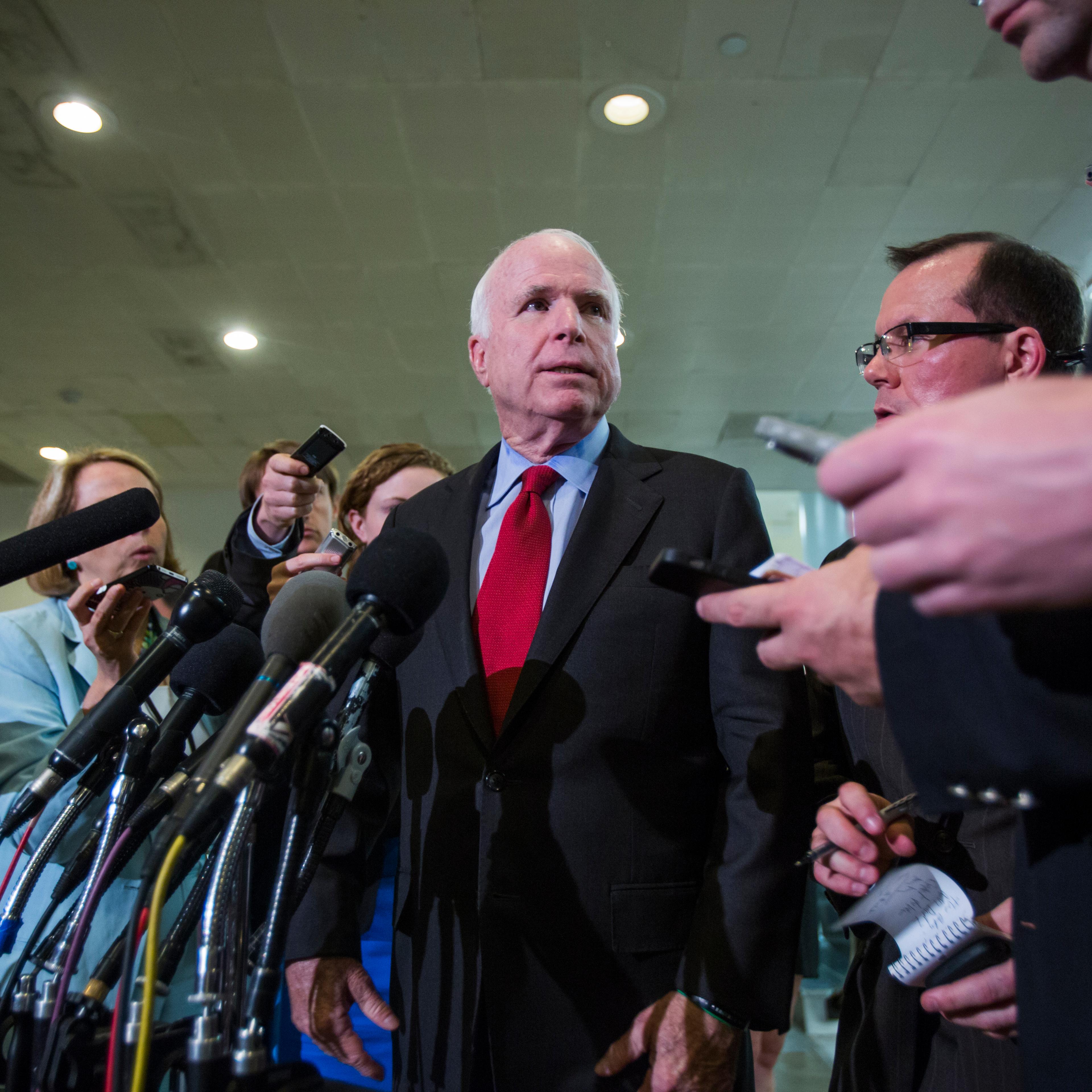 McCain Speaks After Meeting on Bergdahl release at US Capitol