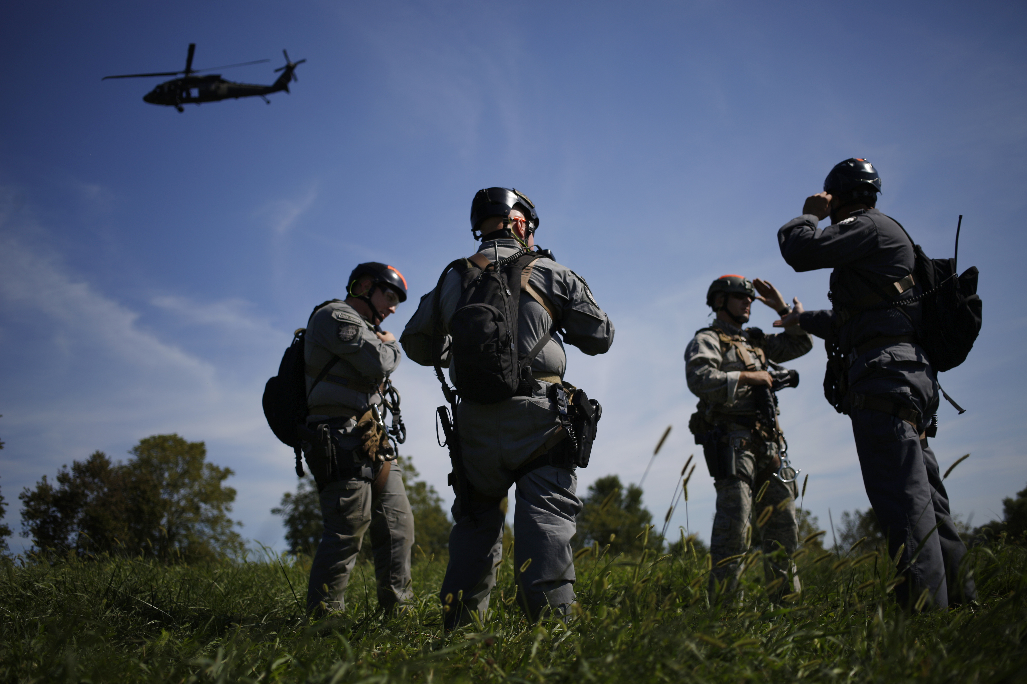 Kentucky State Police And National Guard Harvest And Burn Illegally Grown Marijuana