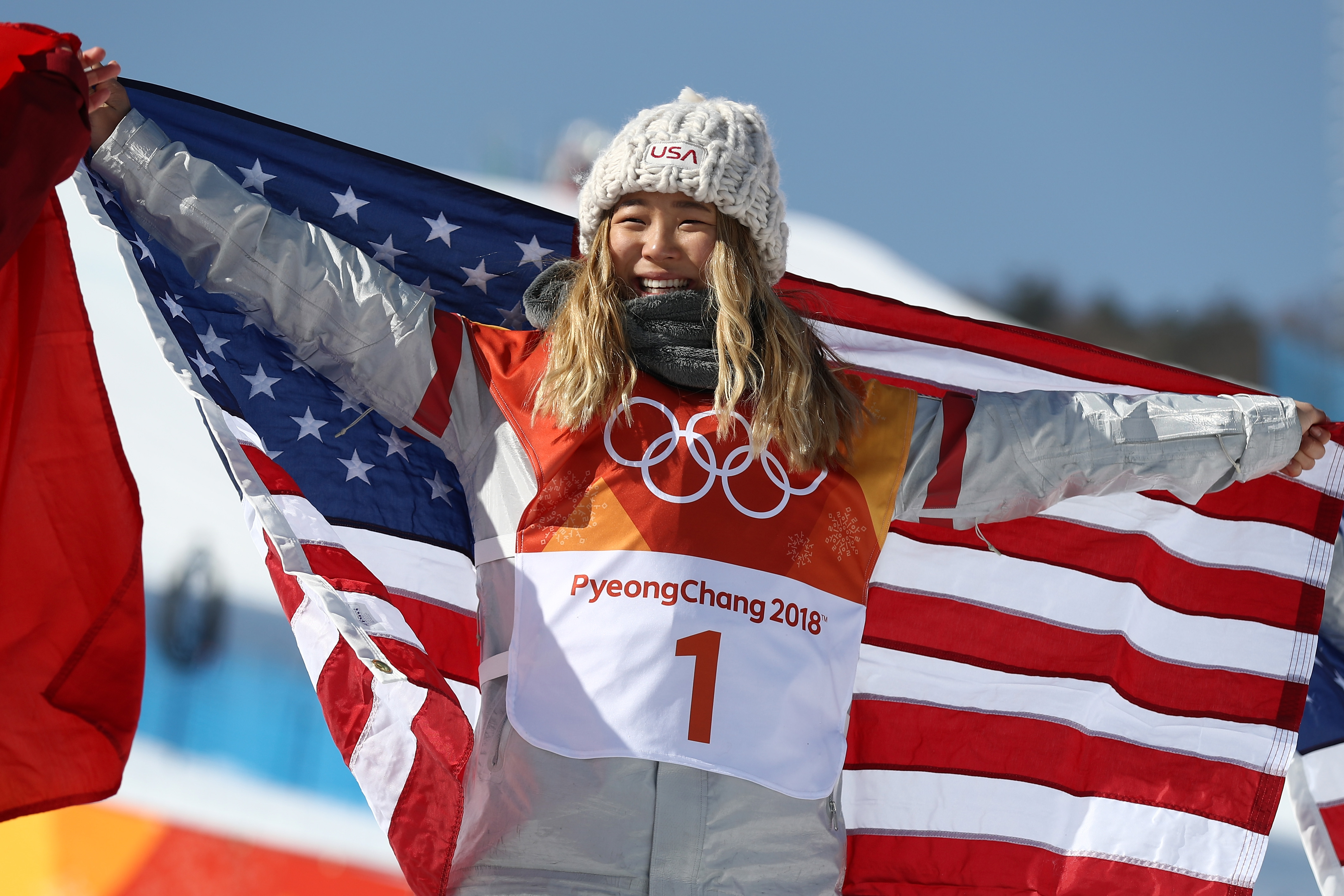 Gold medalist Chloe Kim of the United States