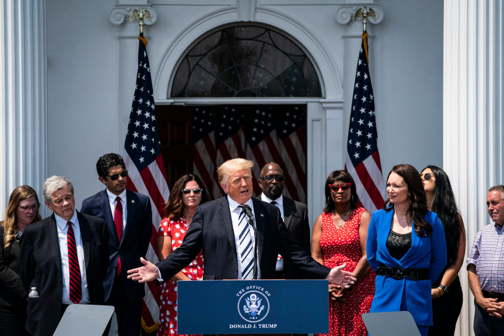 Former President Donald J. Trump files class action lawsuits against social media companies.