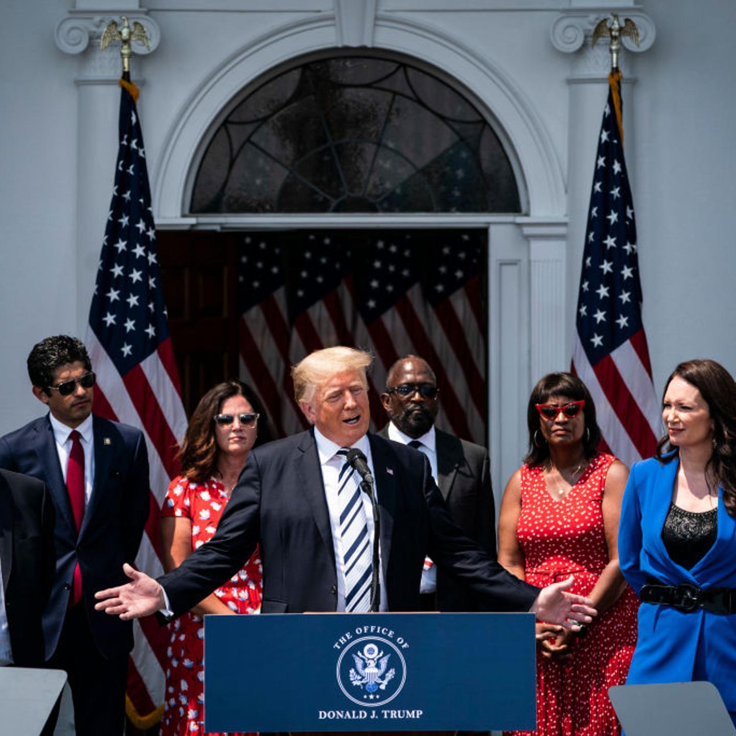Former President Donald J. Trump files class action lawsuits against social media companies.