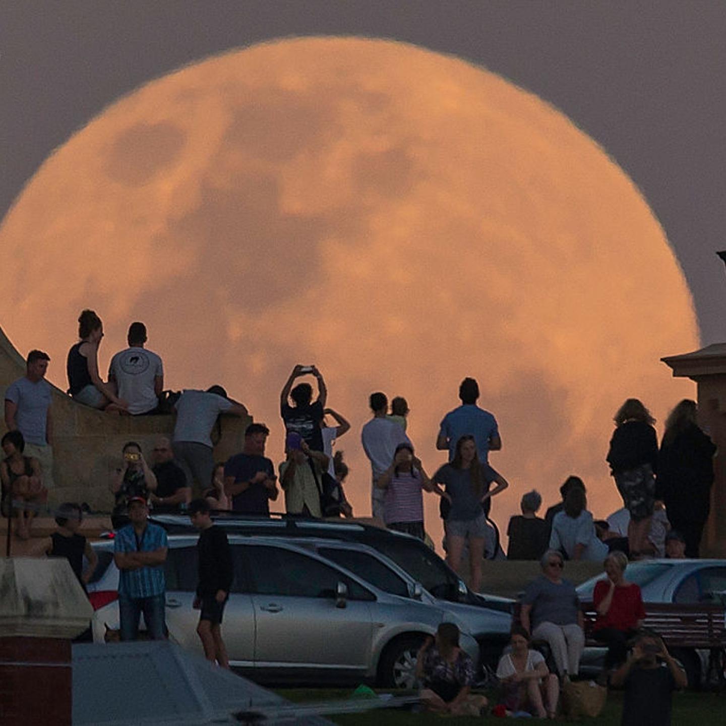 Super Moon Rises Over Australia