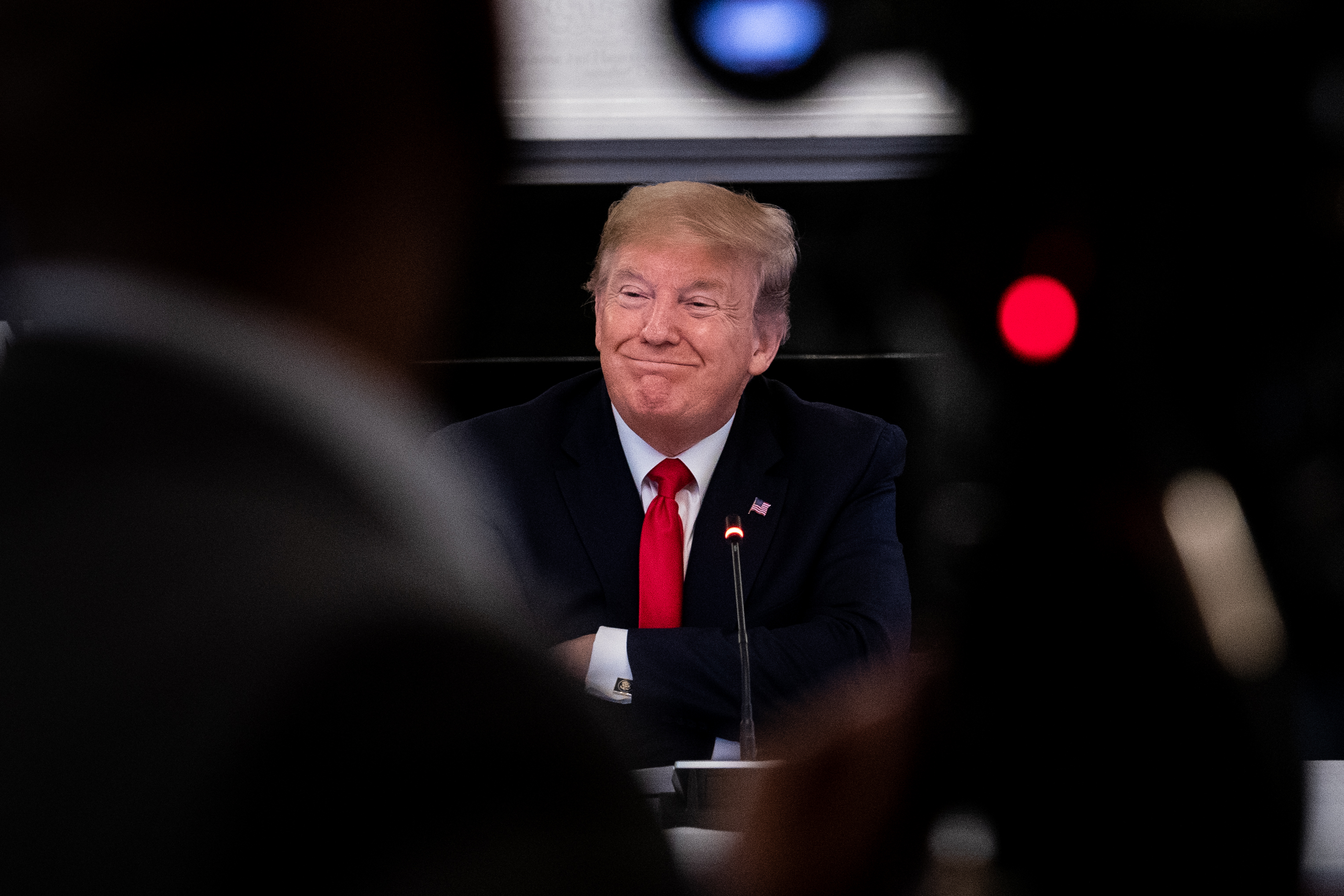 President Trump Meets With Industry Leaders On Reopening