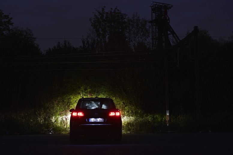 Oct. 10, 2014. Charleroi, Belgium. Locals know of parking lots popular for couples seeking sexual liaisons.