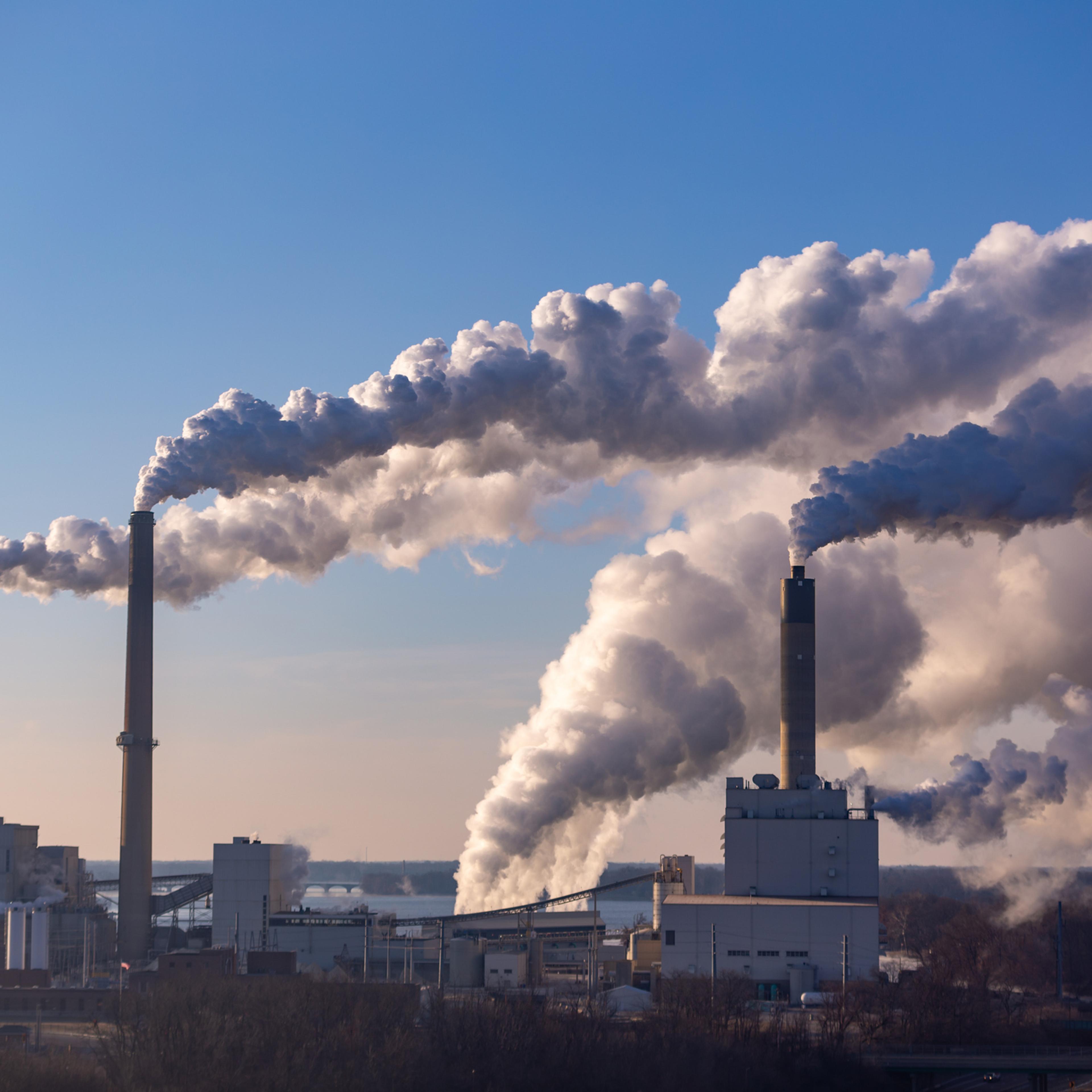 Wind Blowing Pollution