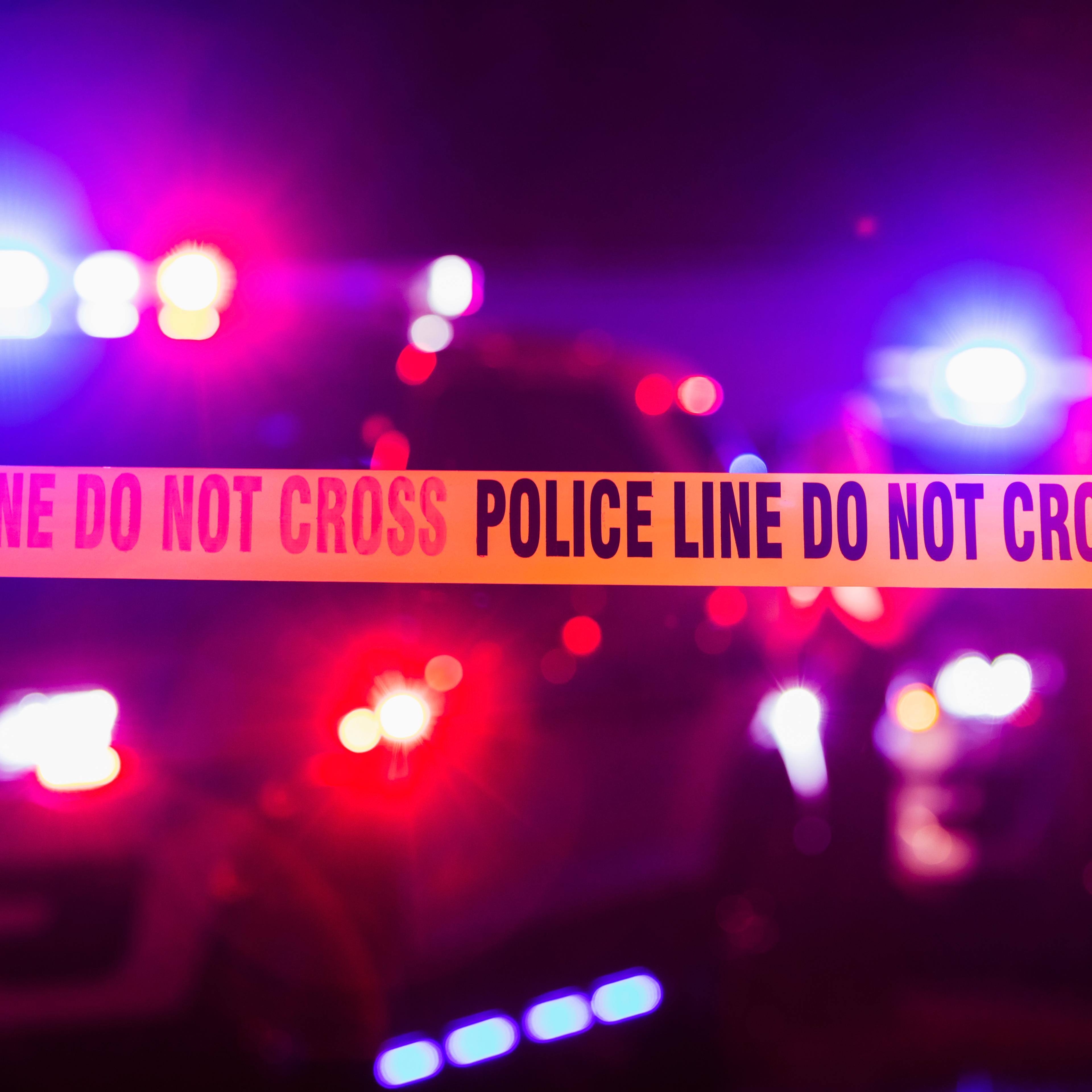 Accident or crime scene cordon tape