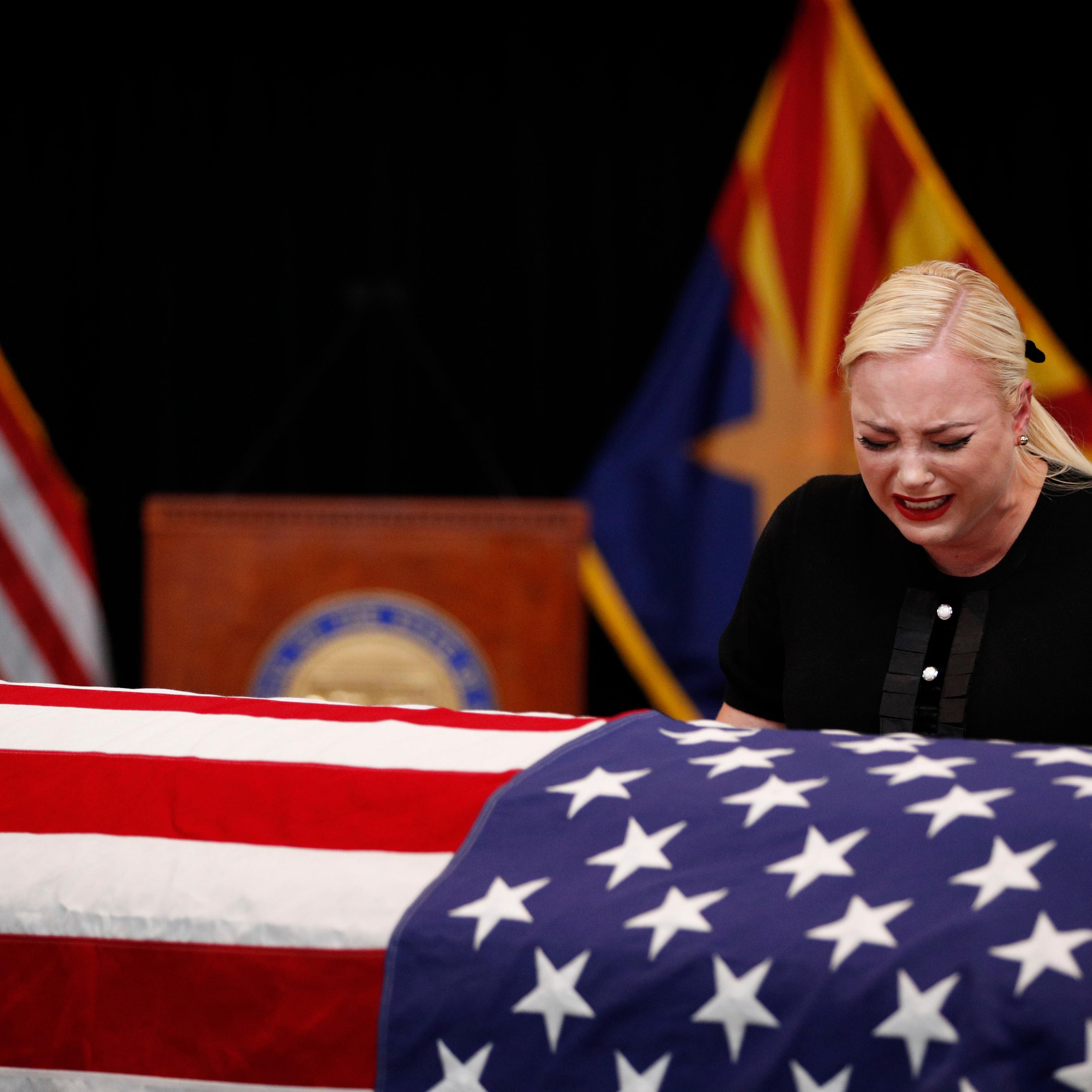 Arizona Sen. John McCain Lies In State In The Rotunda Of Arizona State Capitol