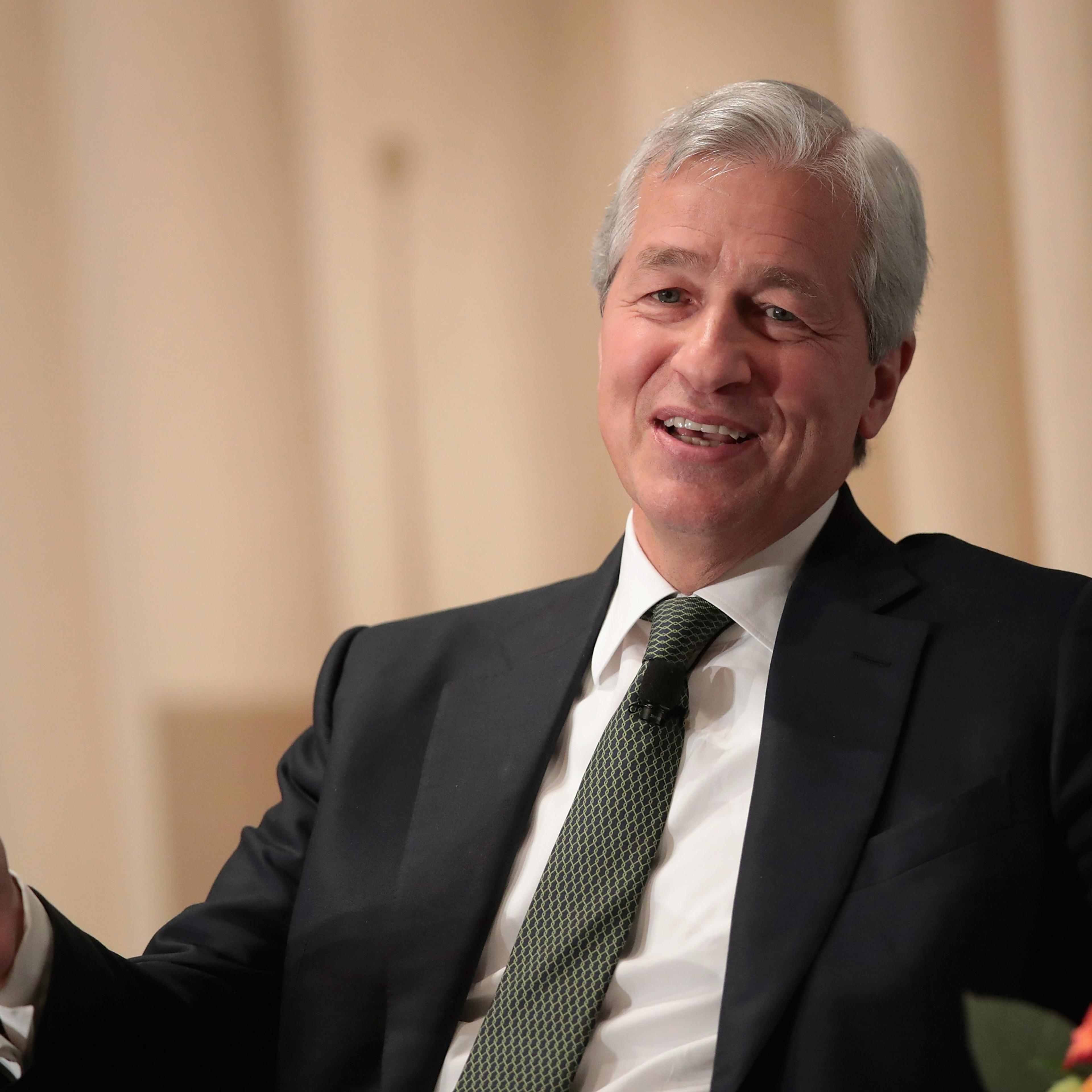 JPMorgan Chase CEO Jamie Dimon Speaks At Economic Club of Chicago
