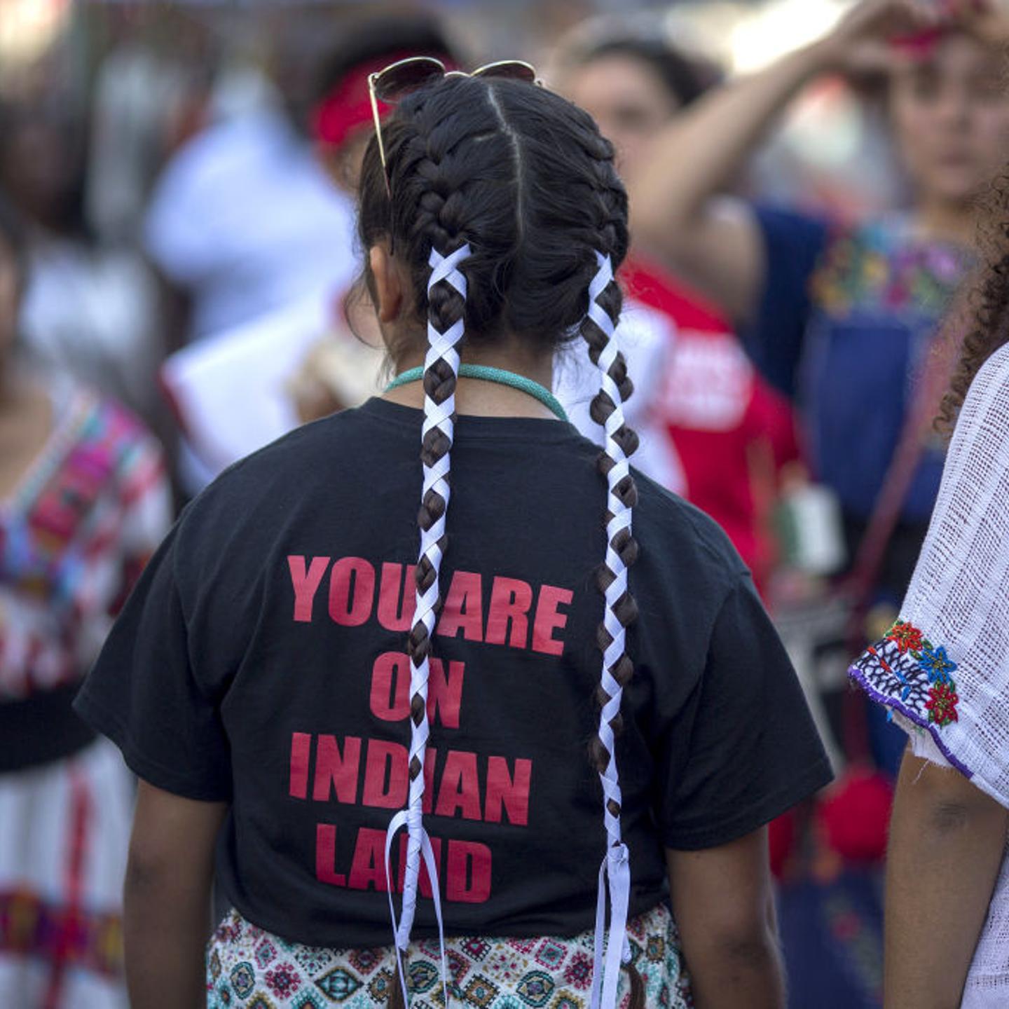 Dancers from Anahuacalmecac International University Preparatory of North America