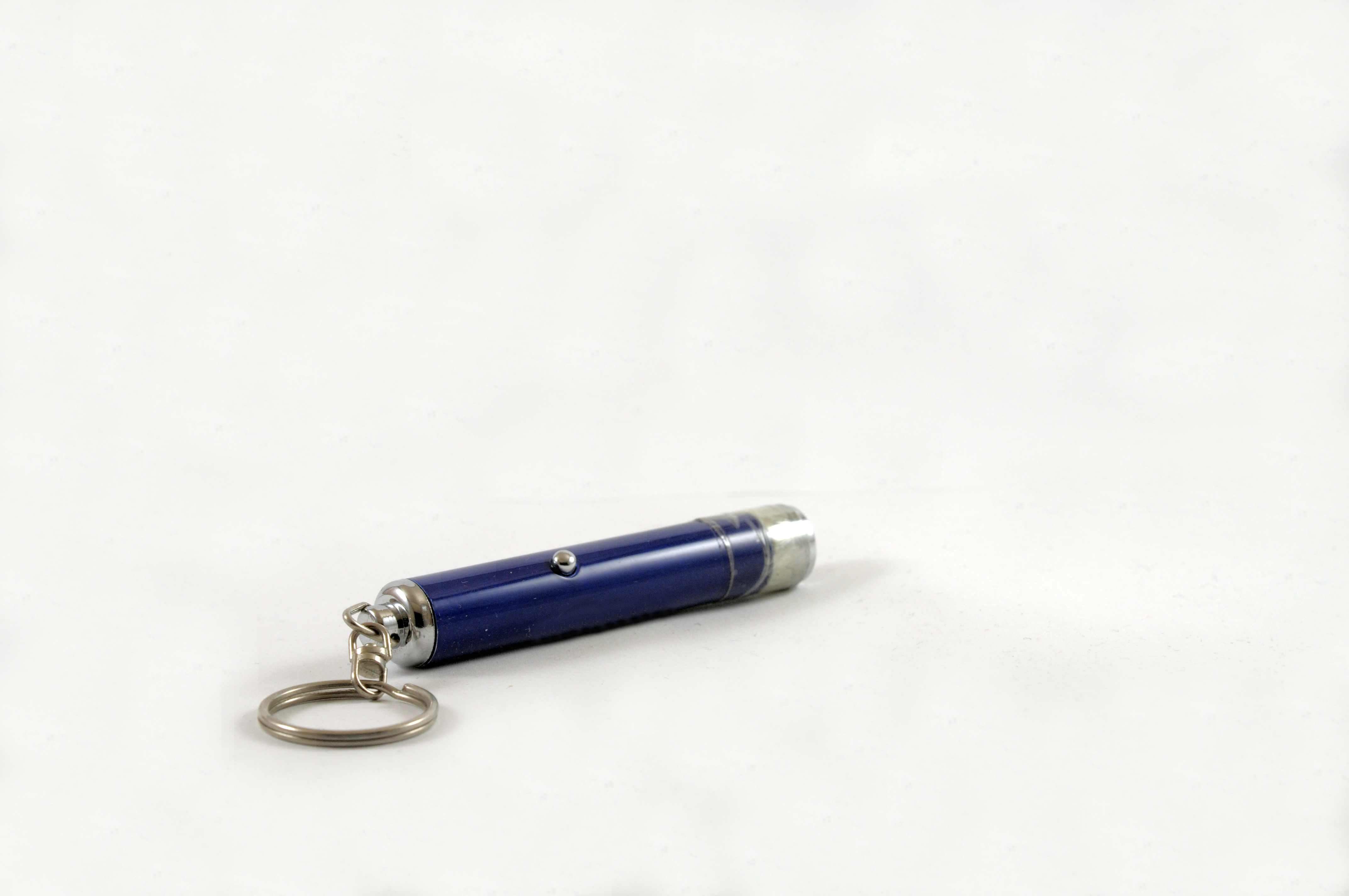 Blue Laser pointer isolated on white backgrounds