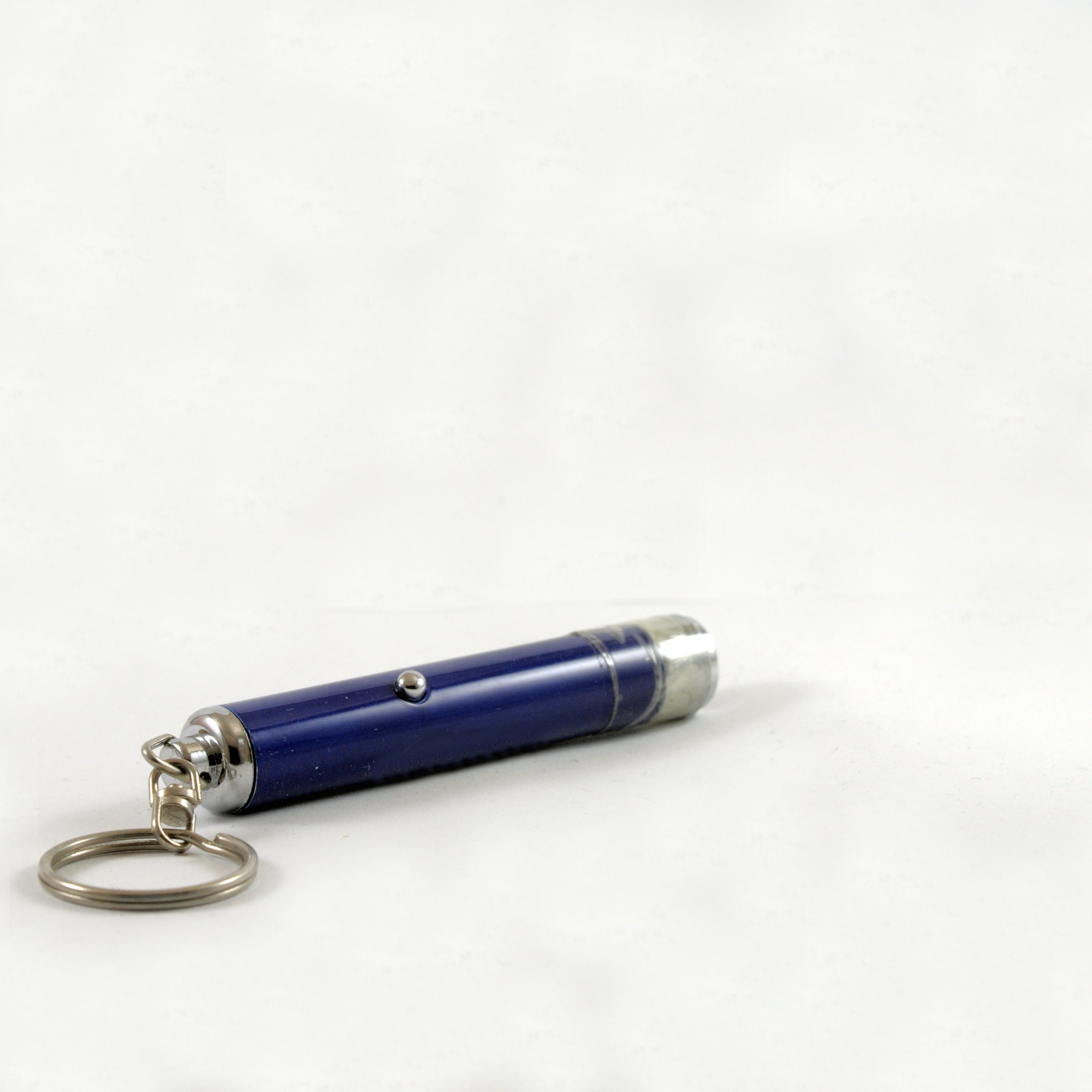 Blue Laser pointer isolated on white backgrounds