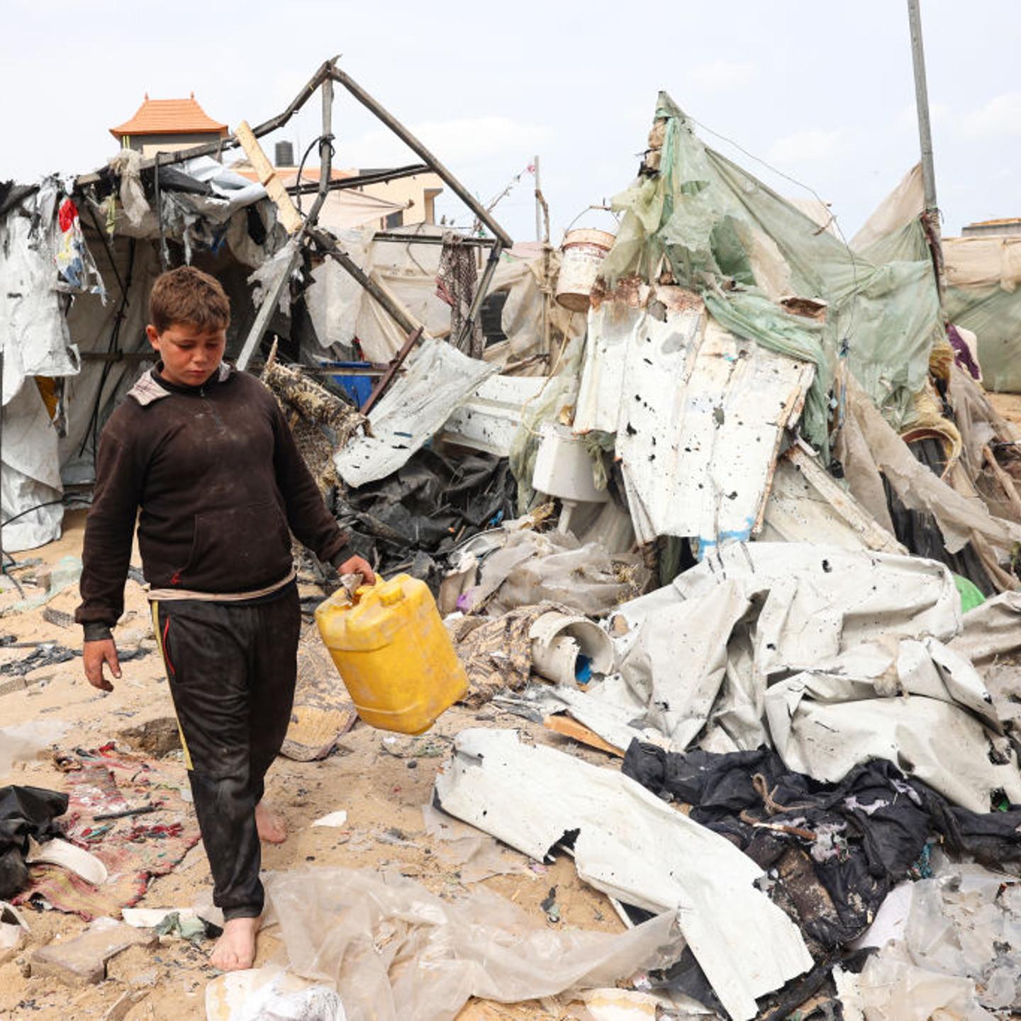 Rafah Strike tent