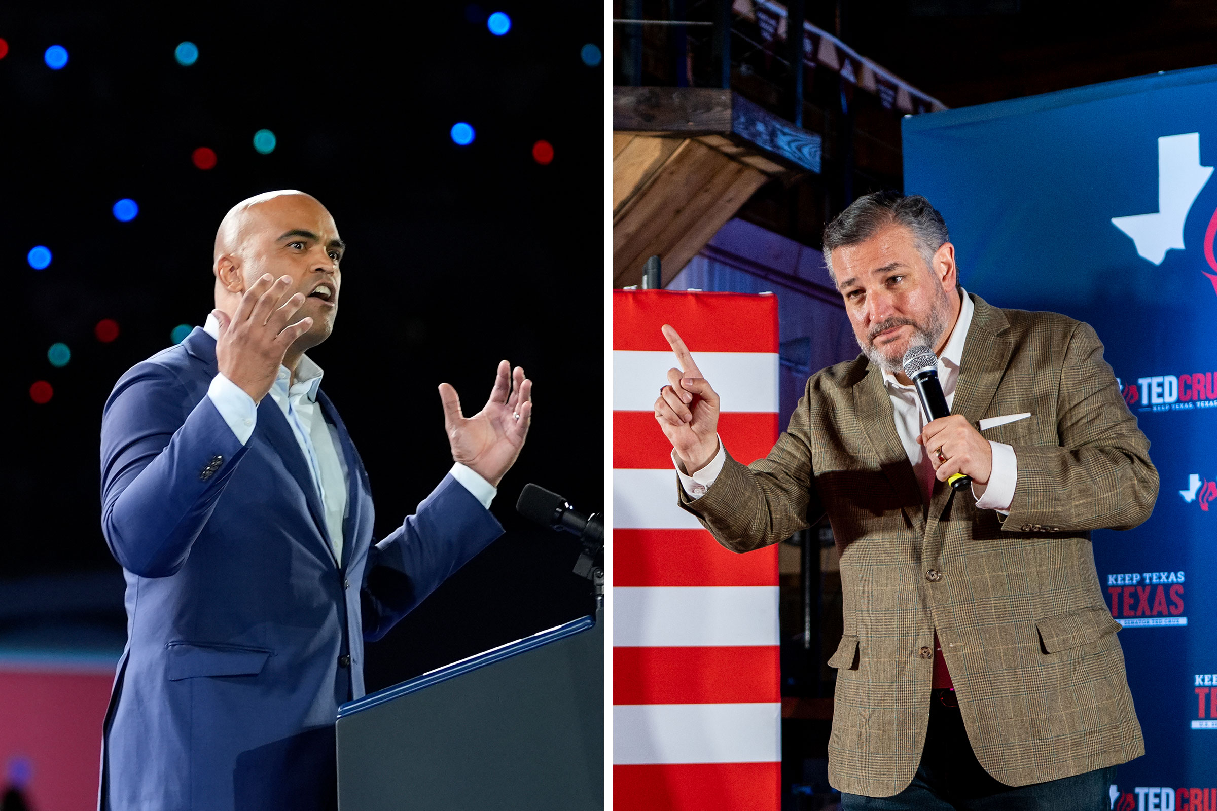 Rep. Colin Allred; Sen. Ted Cruz
