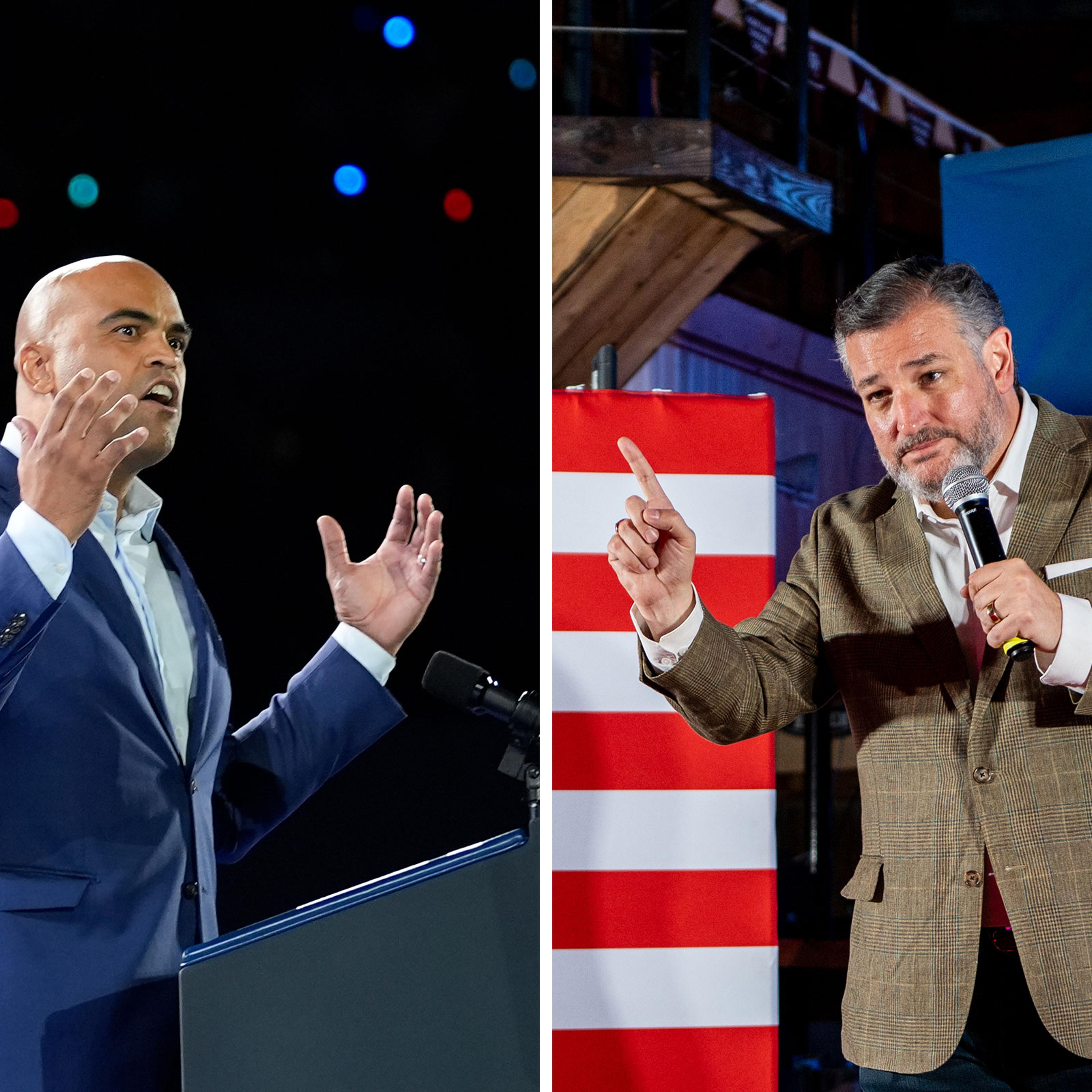 Rep. Colin Allred; Sen. Ted Cruz