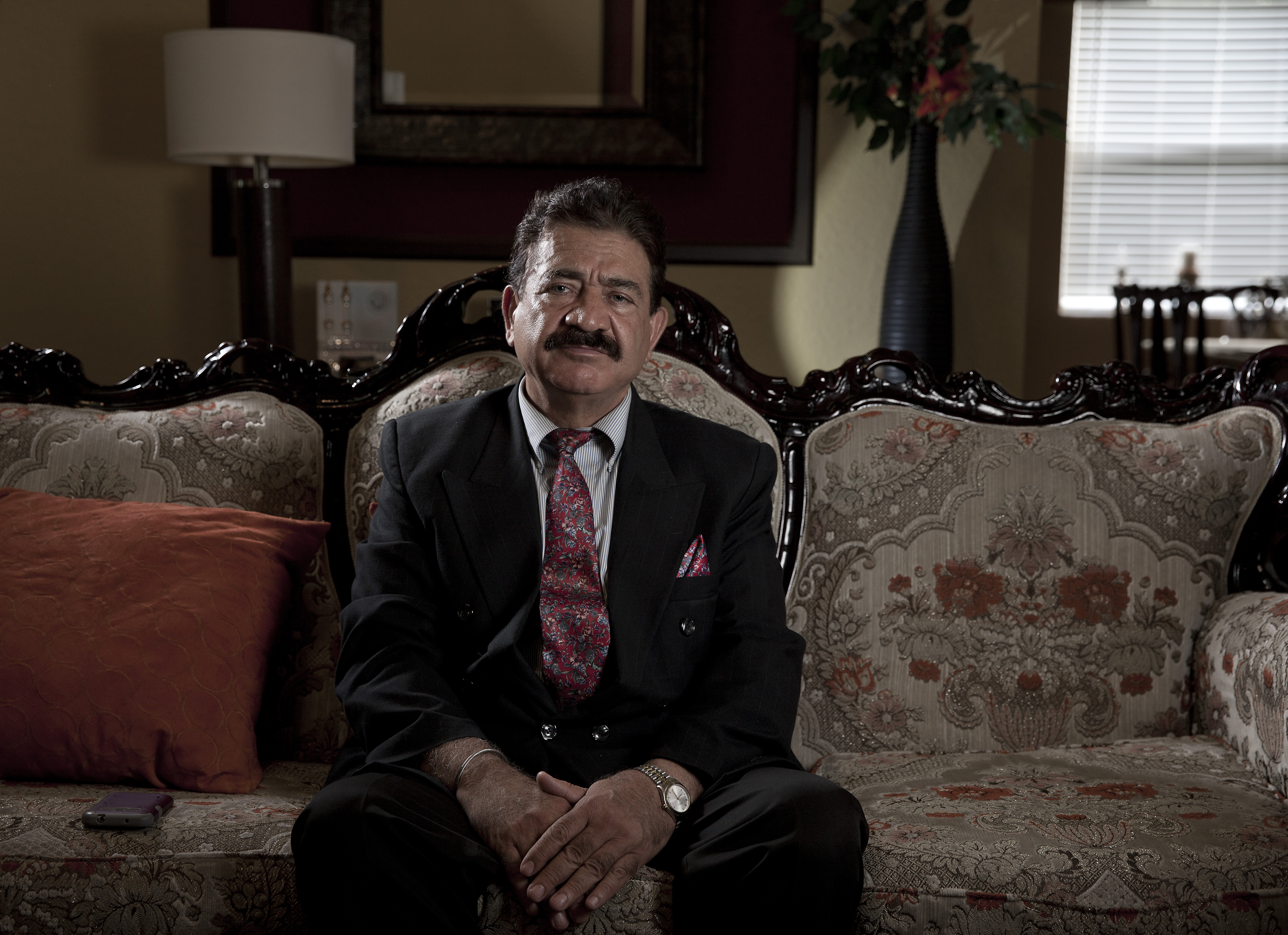 Seddique Mateen inside his home in Port Saint Lucie, Fla. on June 14, 2016.