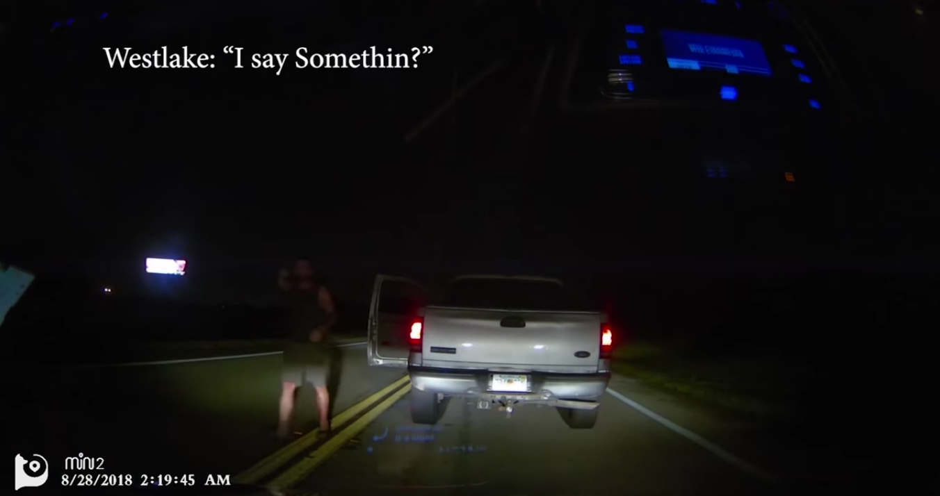 Uber dash cam footage captures the moment Jason Boek threatens Robert Westlake in Dundee, Florida. 