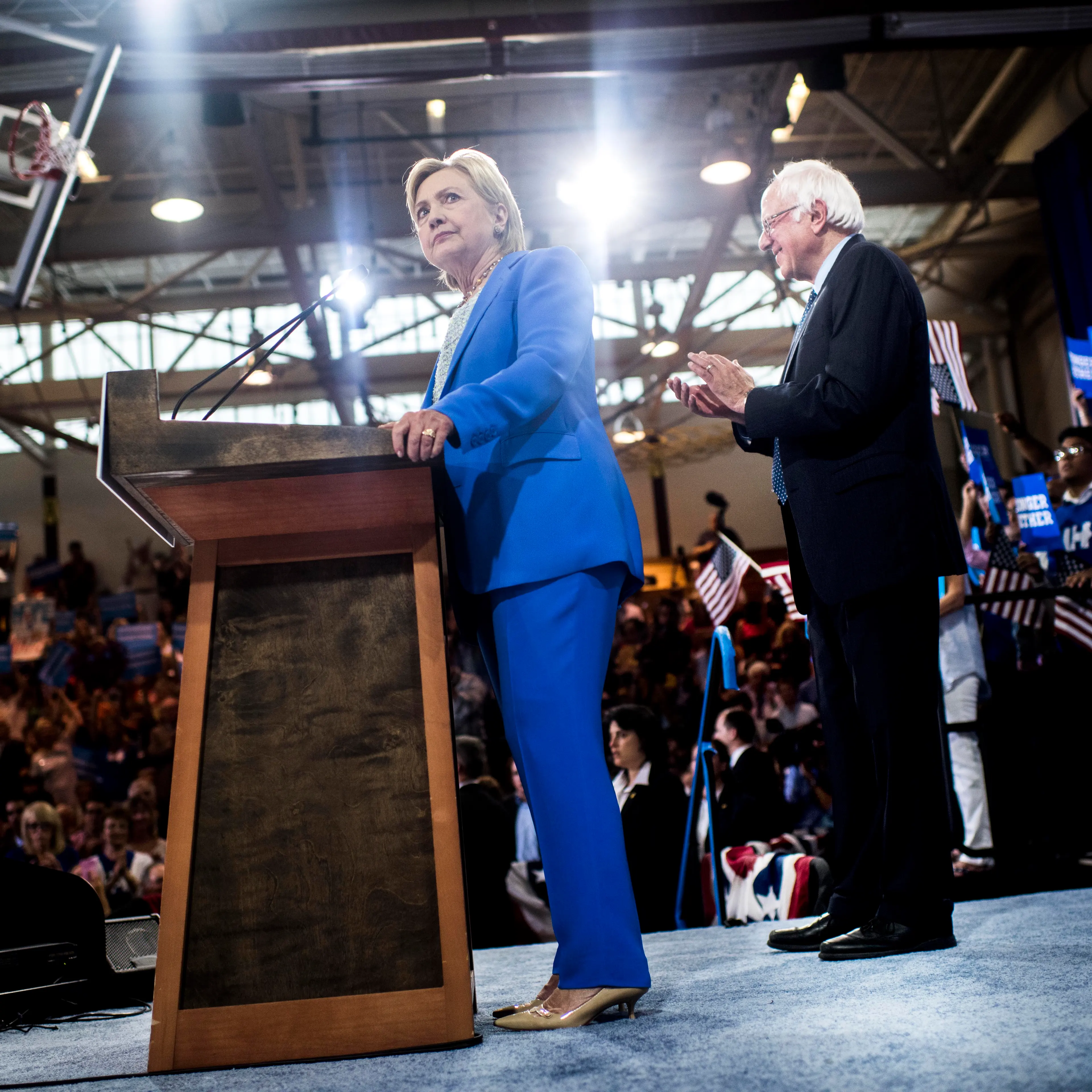 Democratic Presumptive Nominee for President former Secretary of State Hillary Clinton