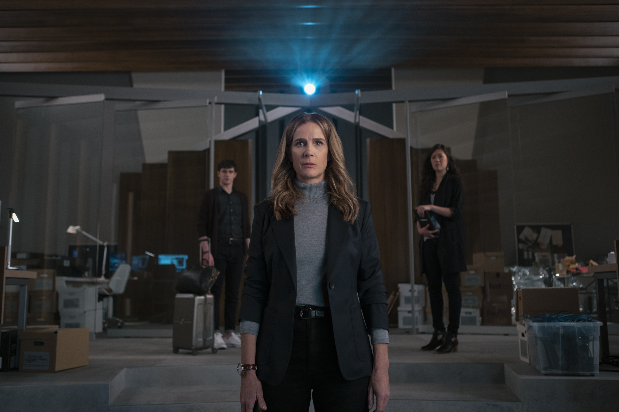Rachel Griffiths, center, in The Wilds